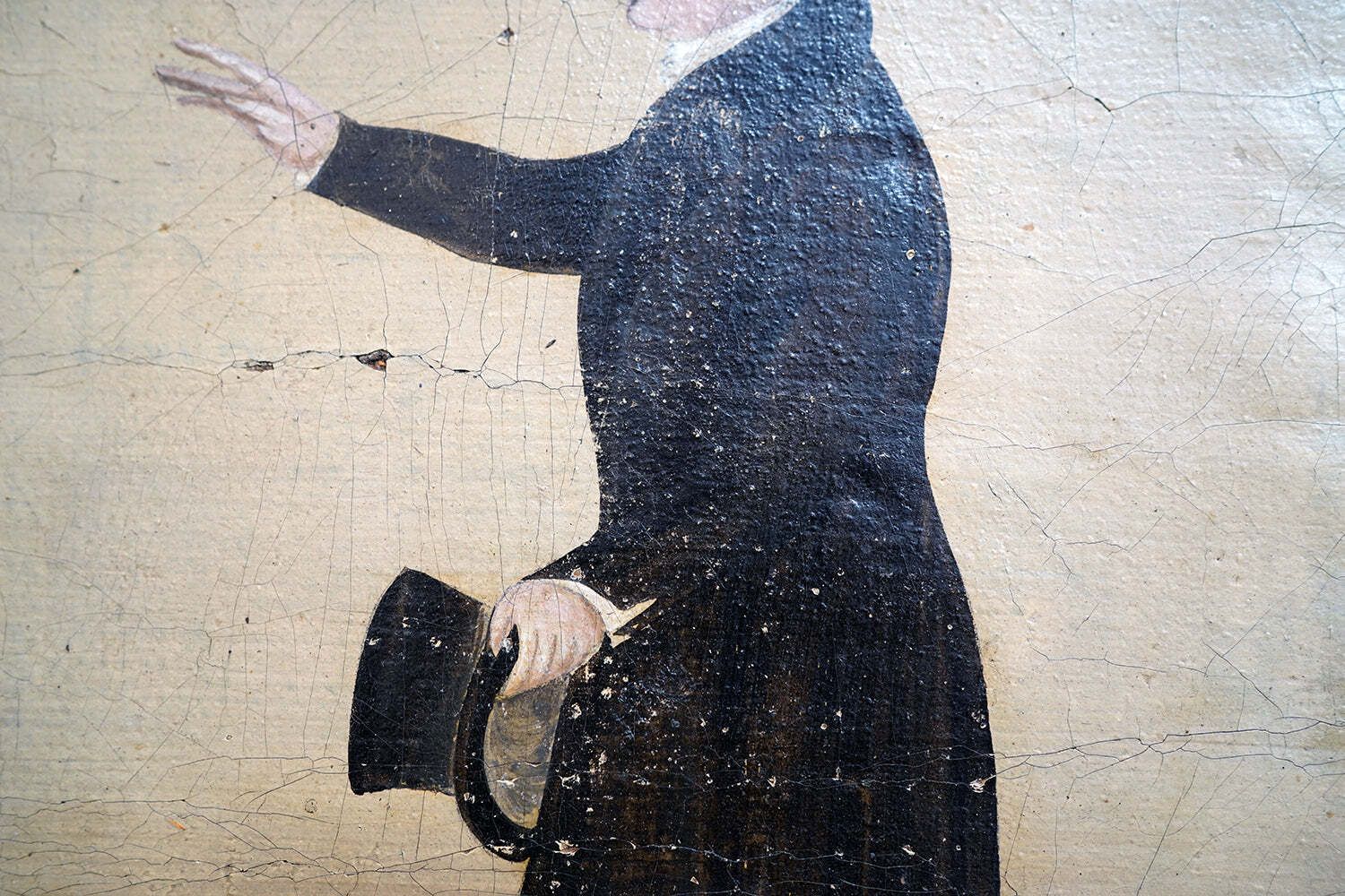 An Early 19thc Naïve School Oil Portrait Of A Gentleman C.1830 photo 680.0