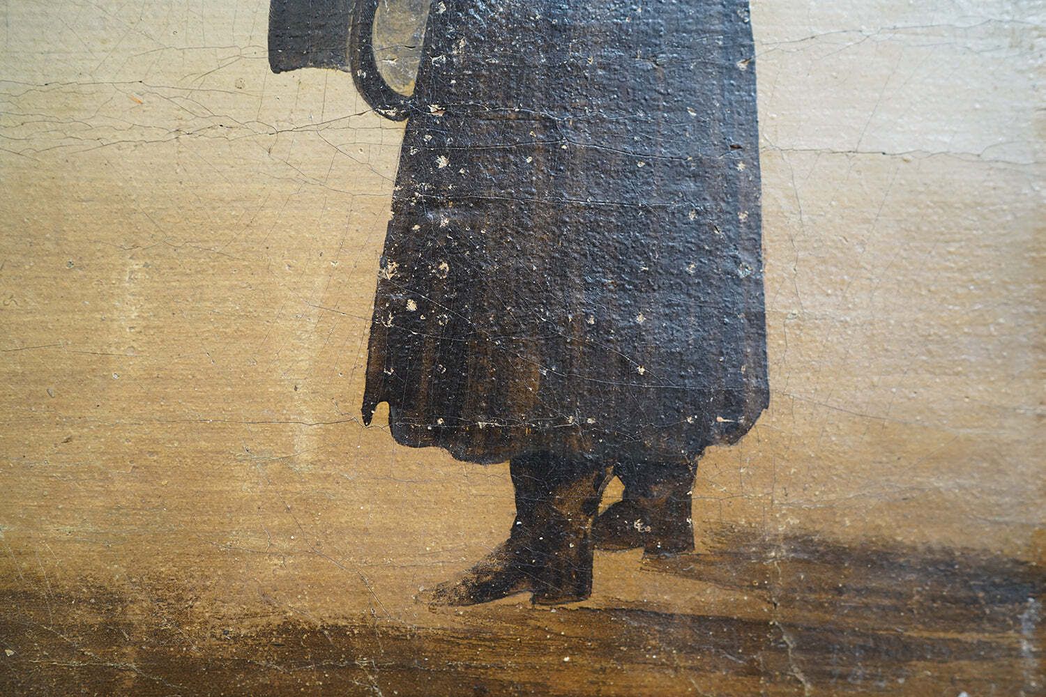 An Early 19thc Naïve School Oil Portrait Of A Gentleman C.1830 photo buy