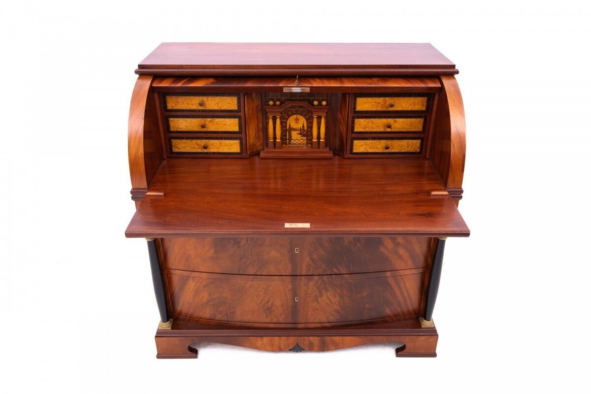 Antique Bureau With Storage Compartments, Northern Europe, Ca. 1880. After Renovation. photo furniture