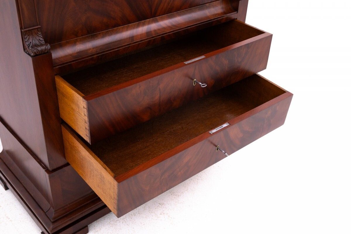 4093.0 Antique Secretary From Around 1880, Northern Europe. After Renovation. photo