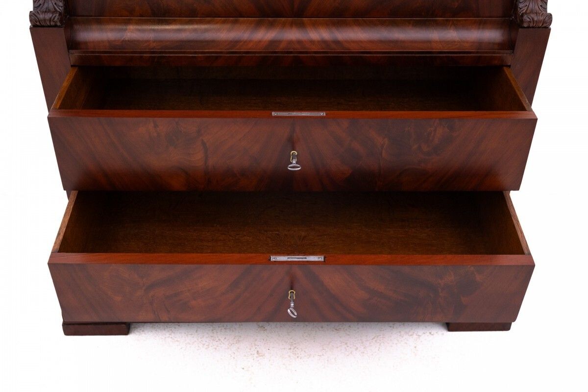 photo vinterior Antique Secretary From Around 1880, Northern Europe. After Renovation.