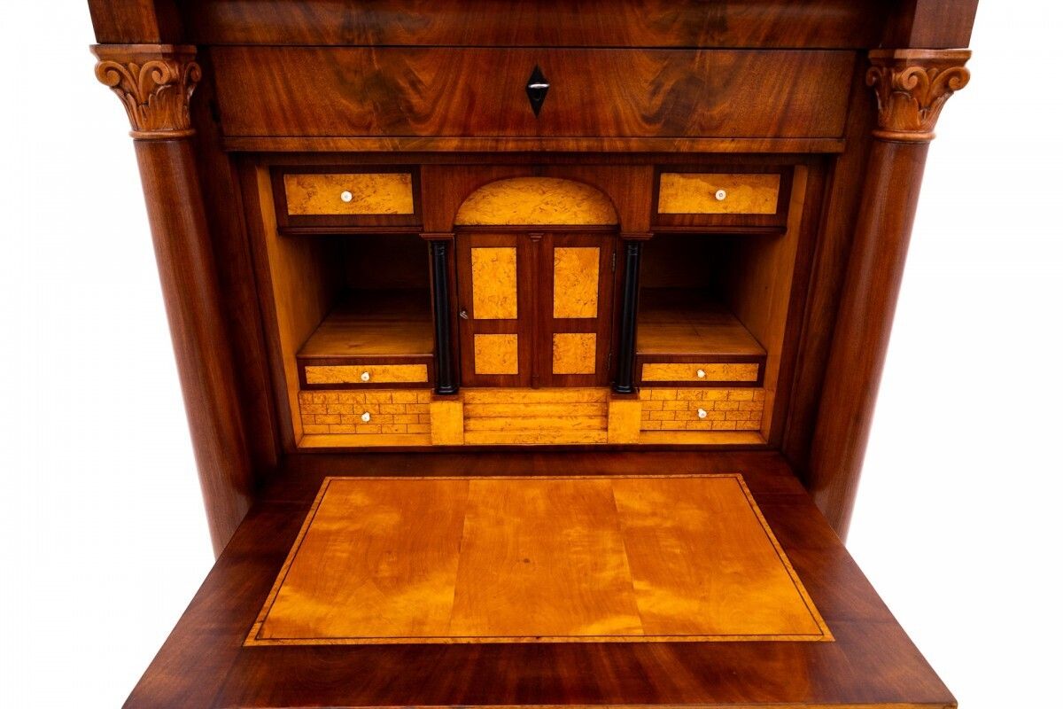 Biedermeier Secretary, Western Europe, Around 1840. After Renovation. photo vinterior