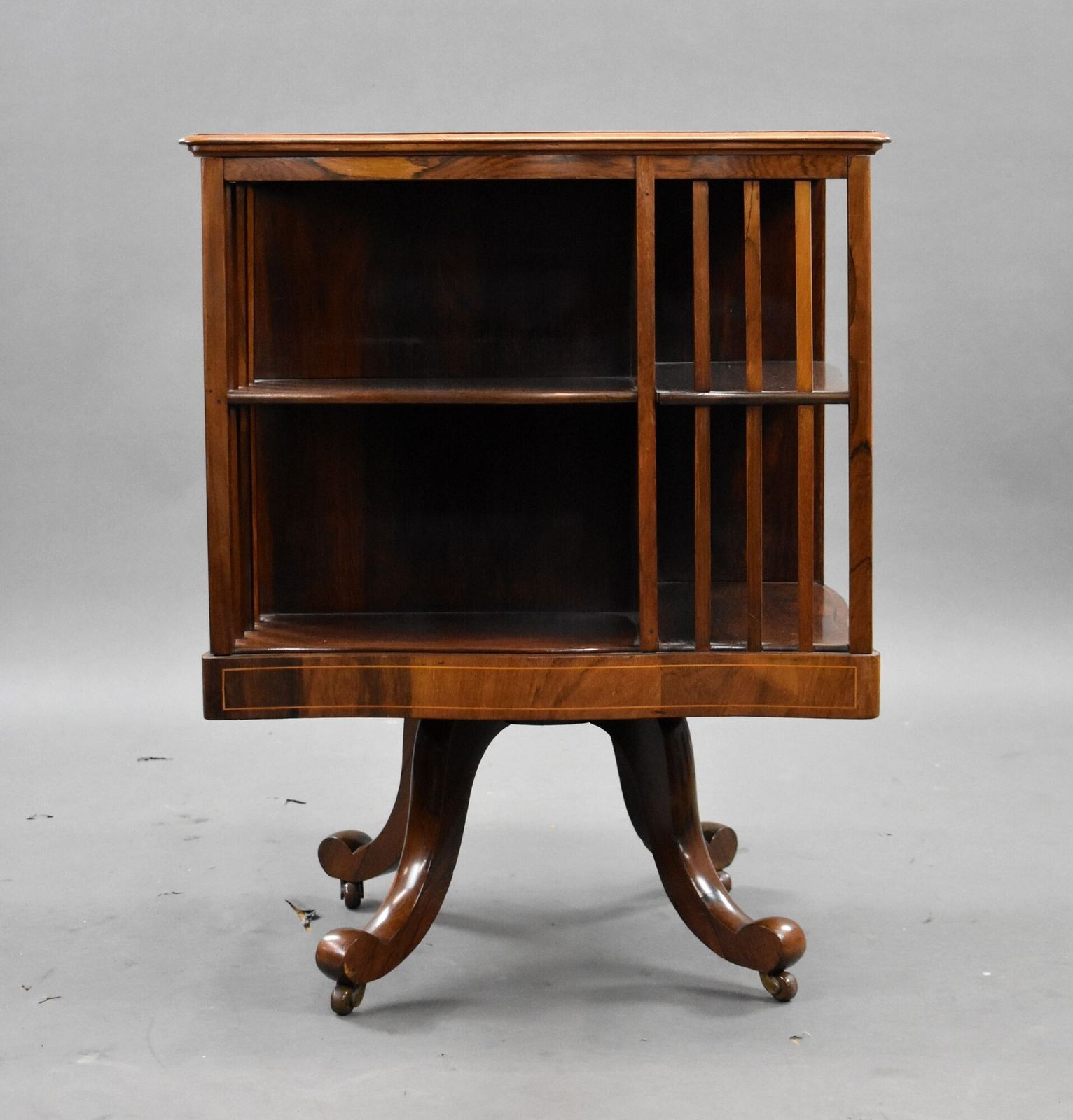 Edwardian Mahogany Revolving Bookstand photo furniture
