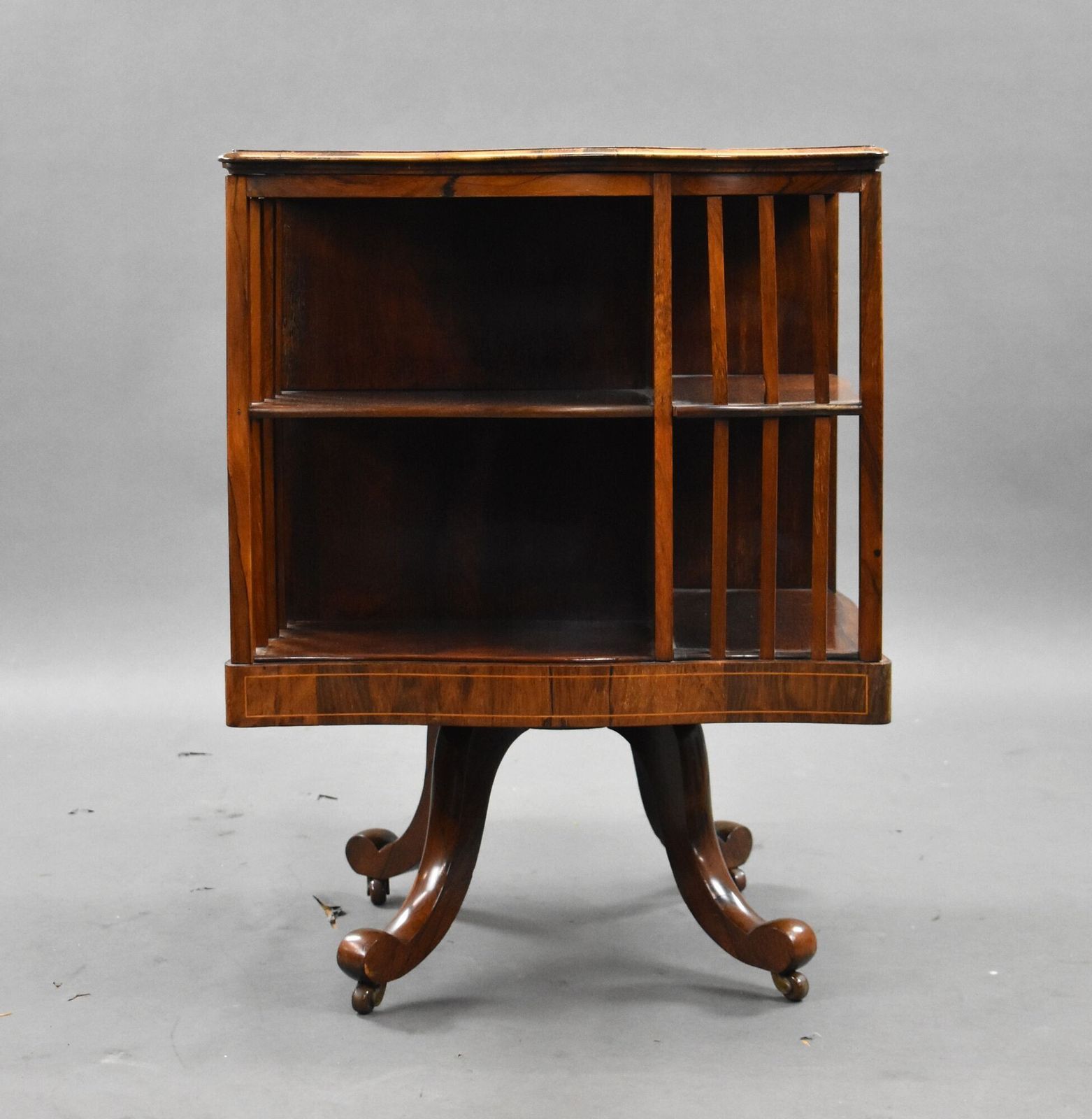 Edwardian Mahogany Revolving Bookstand photo for sale
