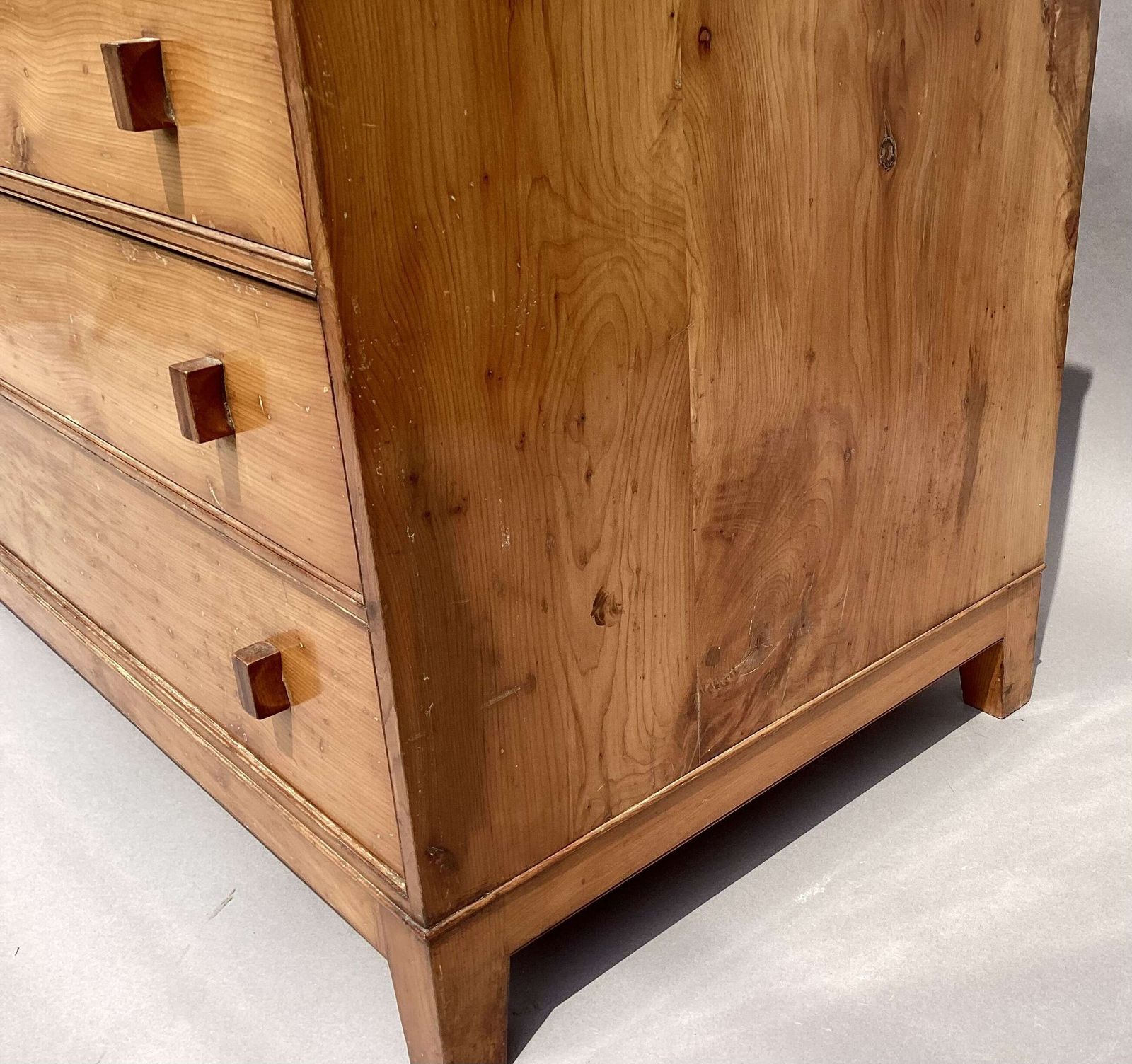 Exceptional Arts And Crafts Solid Yew Wood Chest Of Drawers photo 3520.0