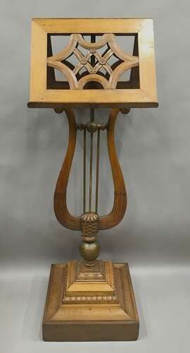 Impressive Mid C19th Unusual Oak Duet Stand / Lectern