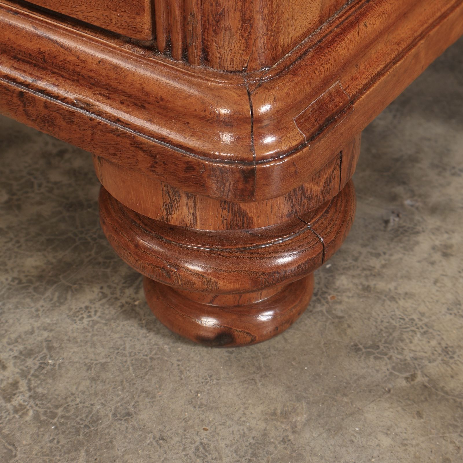 Camphor Wood Military Campaign Secretaire Chest photo for sale