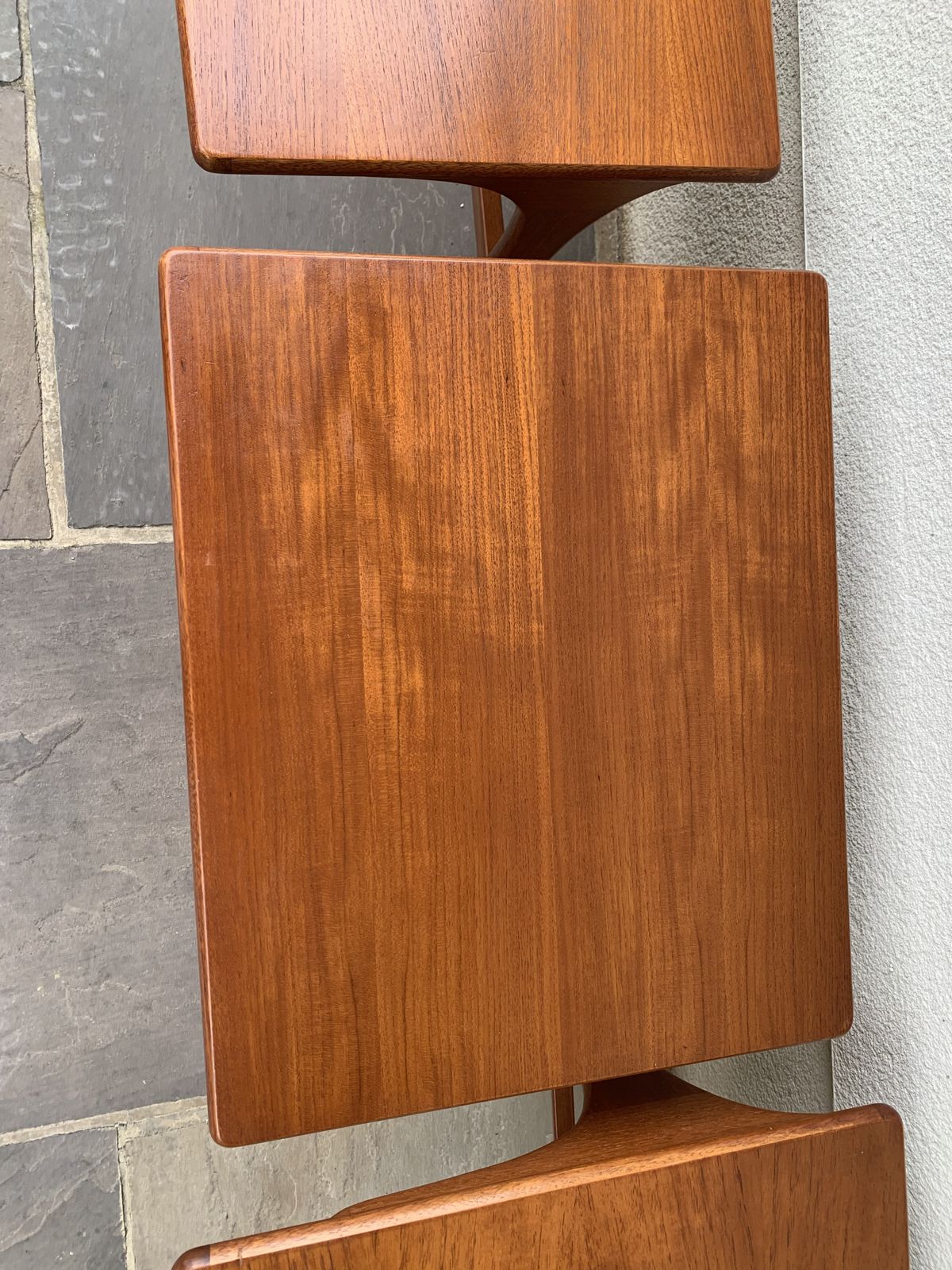 G Plan Kofod Larsen Nest Of 3 Teak Tables C1960s photo buy