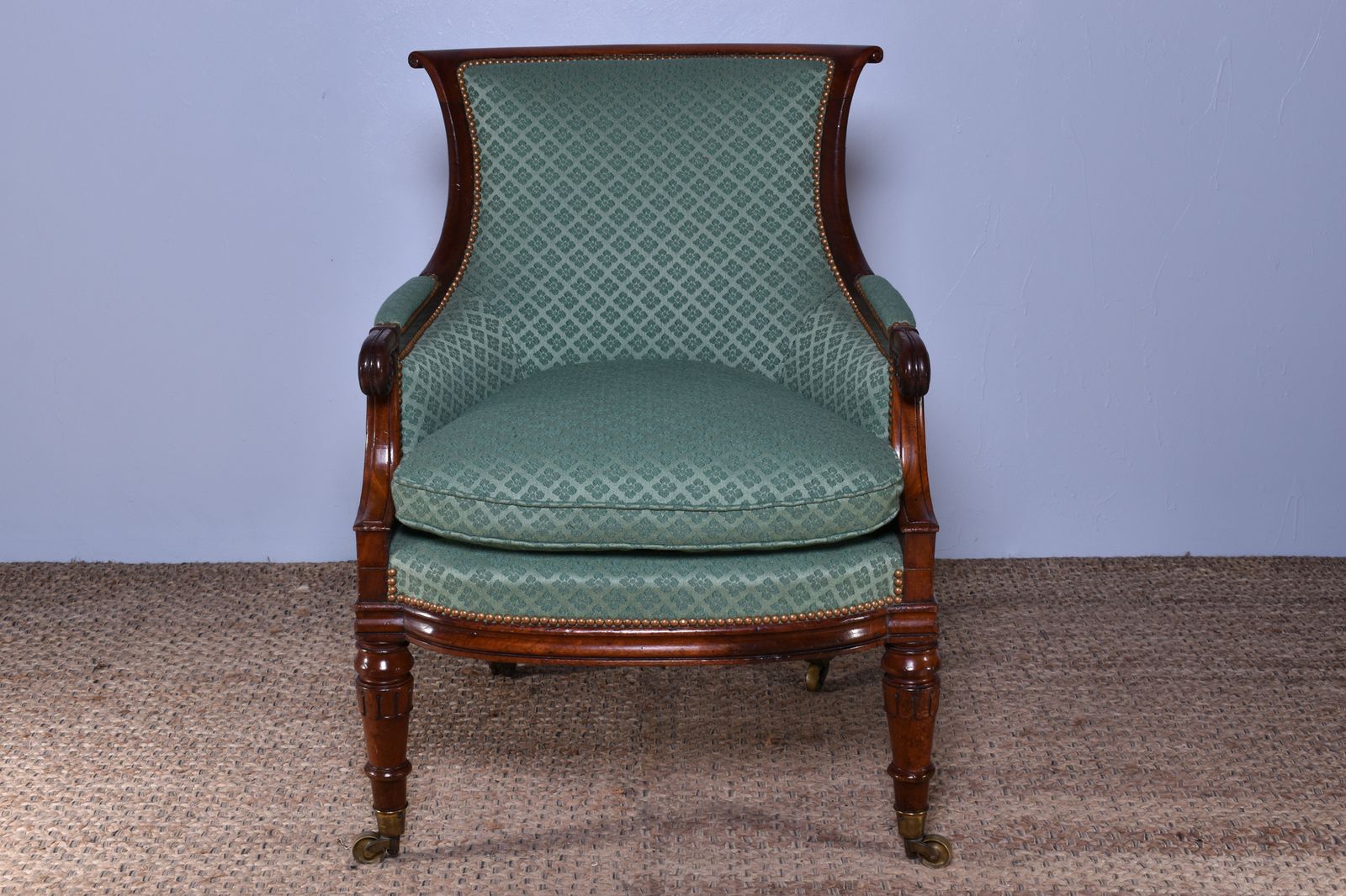 William IV Bergère Armchair, 1800s photo furniture
