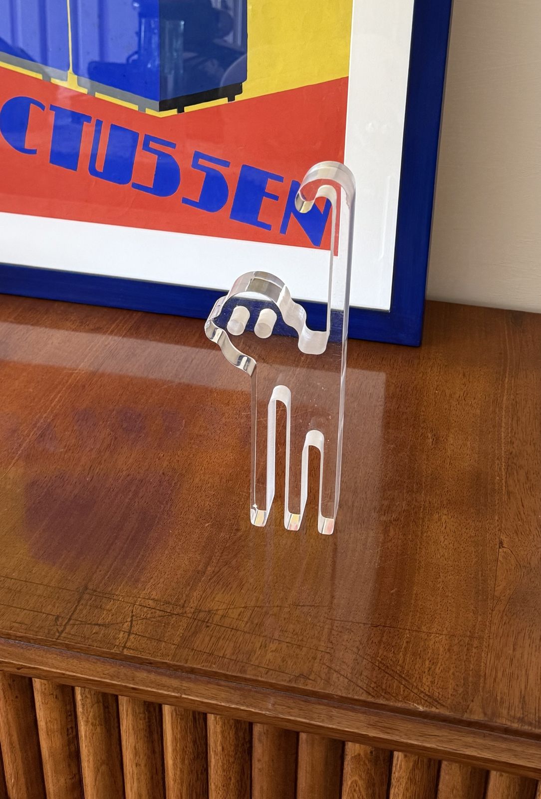 Silvio Russo, Lucite Monkey Sculpture, Guzzini Italy 1970s photo for sale