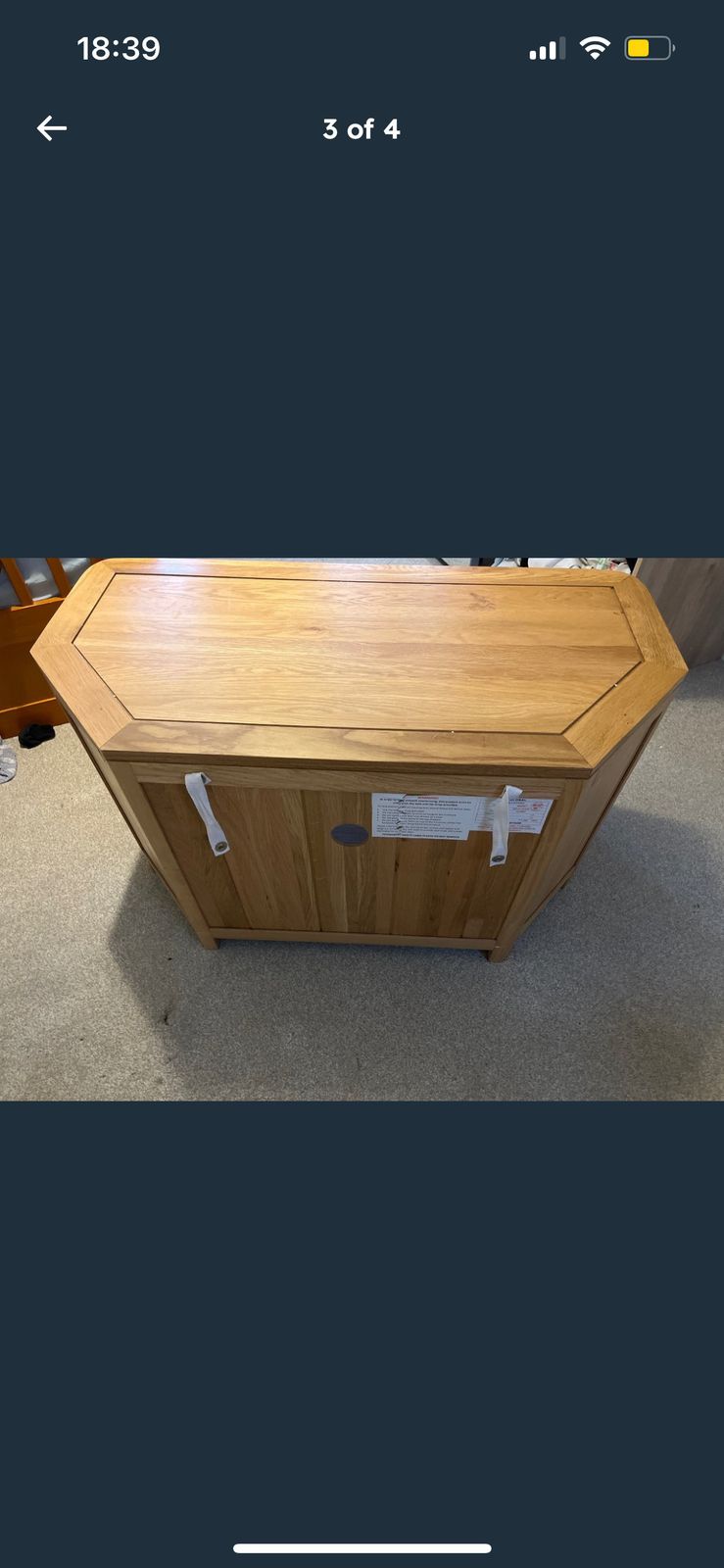 Oak Furnitureland Corner Tv Unit – Excellent Condition photo 180.0