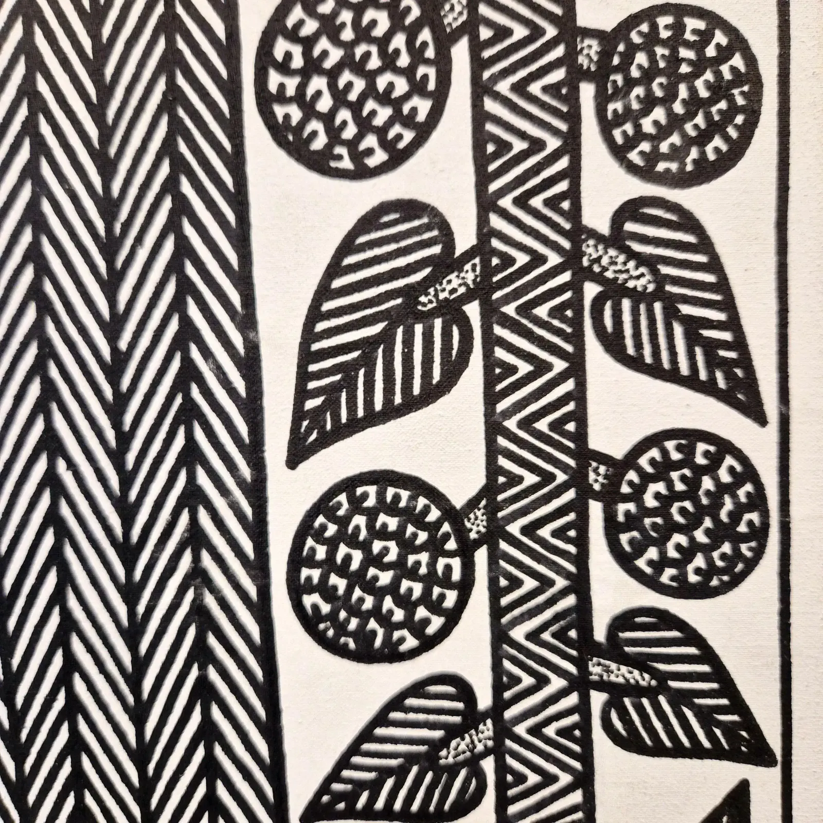 Art Birds Of Paradise, John Kauage, Acrylic On Canvas, Papua New Guinea, 2013 photo