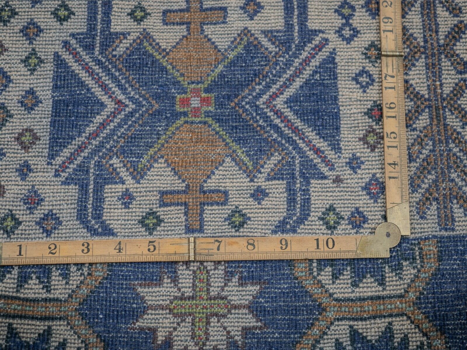 249.0 Vintage Afghan Baluch Handwoven Rug 213 X 116 Cm Circa 1970 (Distressed Balouch) photo