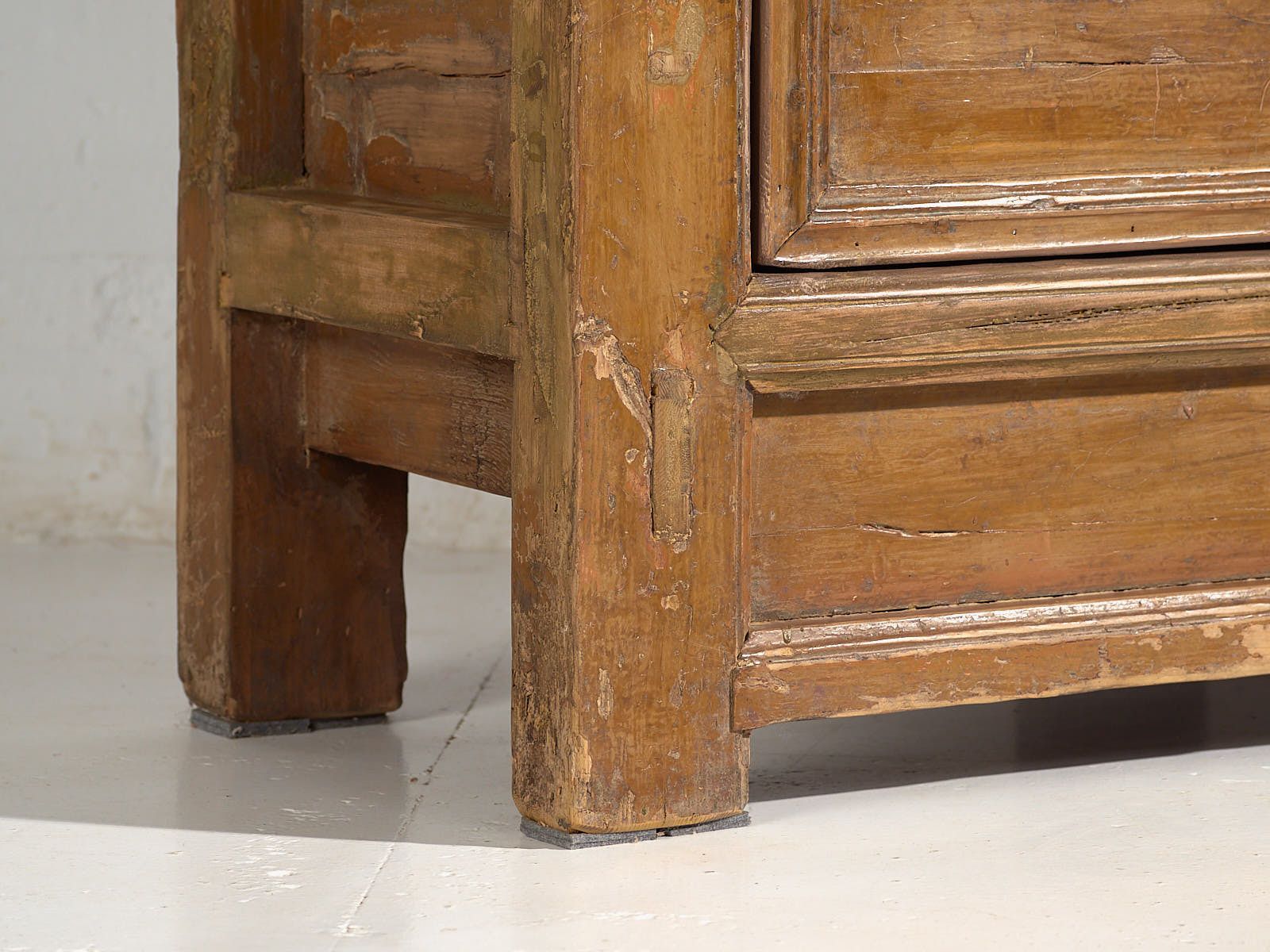 Antique Cabinet With Ochre Patina (C.1900) #11 photo 2049.0