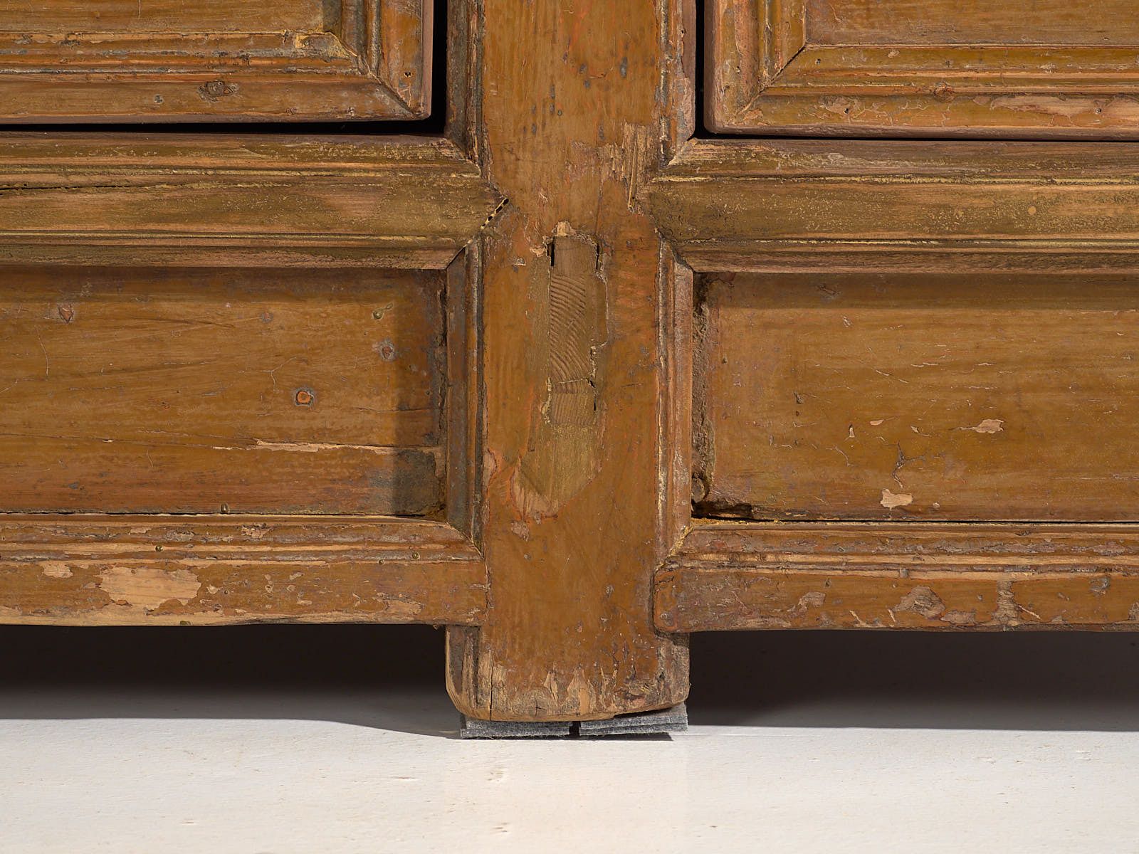 Antique Cabinet With Ochre Patina (C.1900) #11 photo vintage