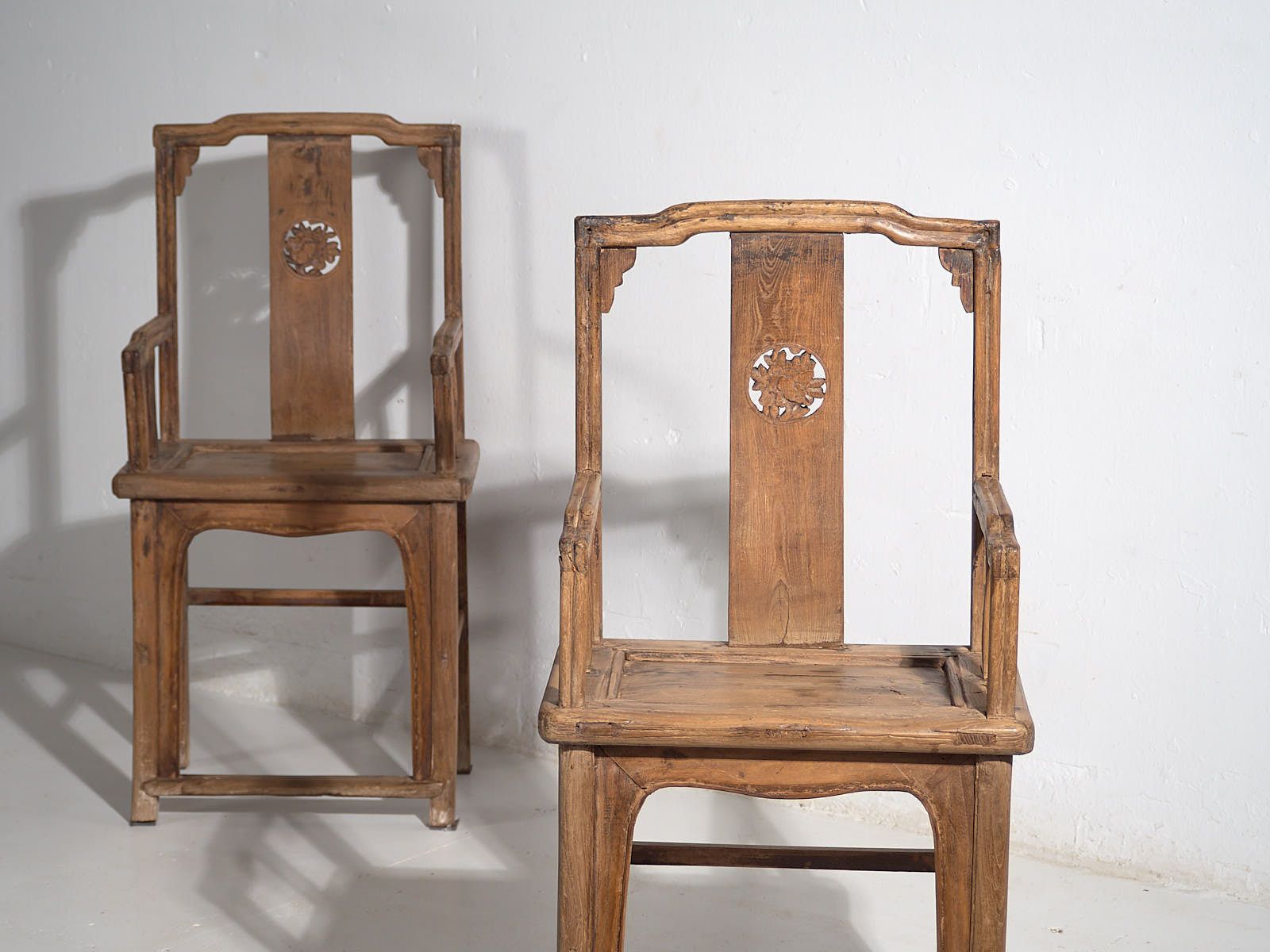 Antique Chinese Qing Style Chairs (C.1900) #69 photo Furniture