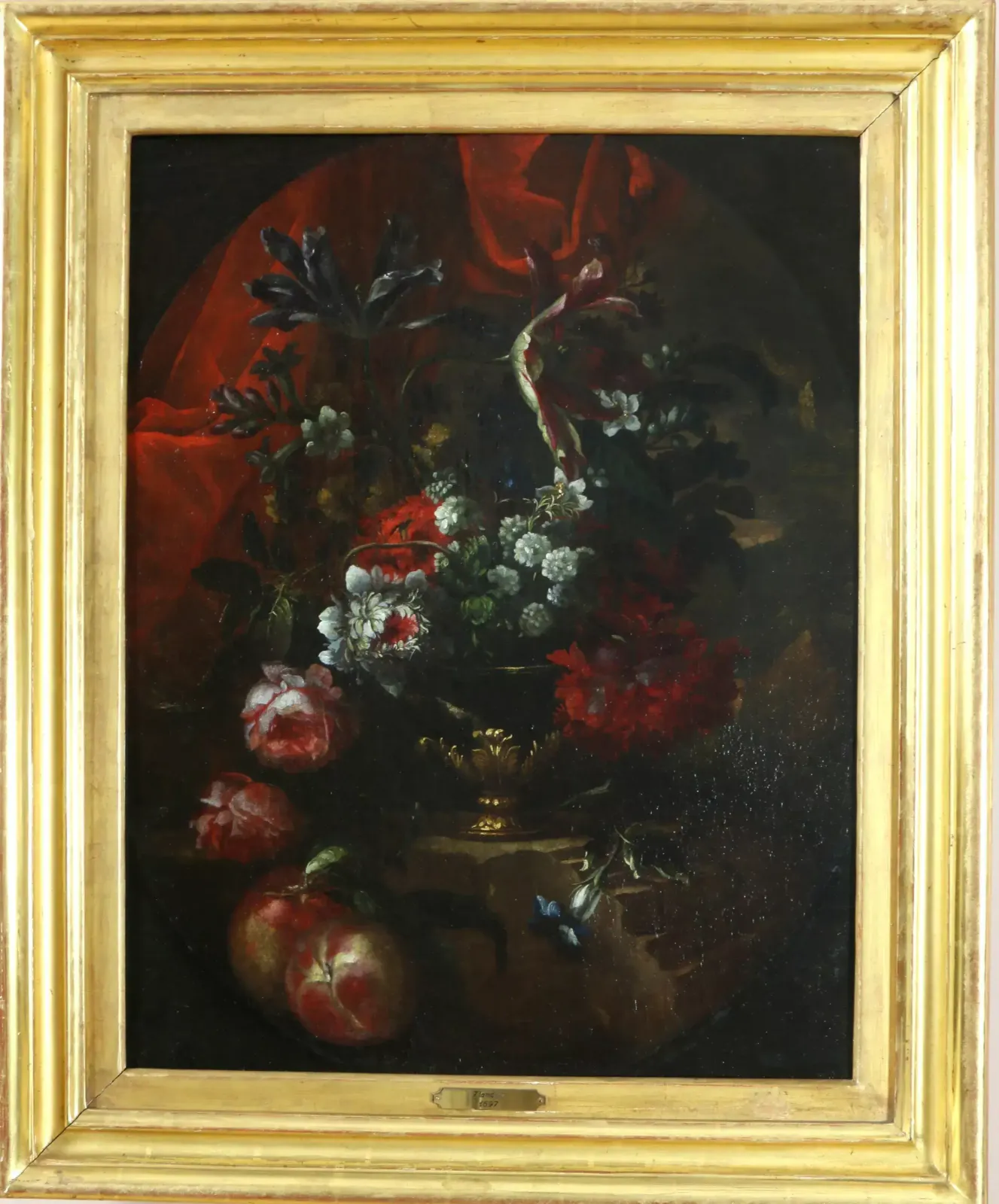 Jean Baptiste Blain De Fontenay (1653; 1715) Attributed. Bouquet Of Flowers In A Vase Circa 1700