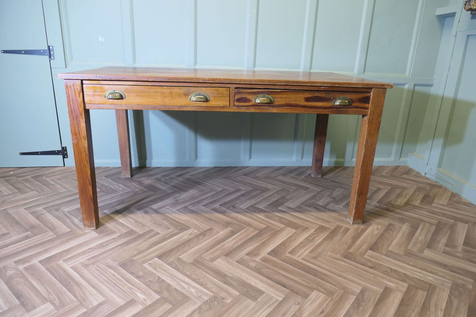 School Teacher’s Pine Writing Table photo for sale