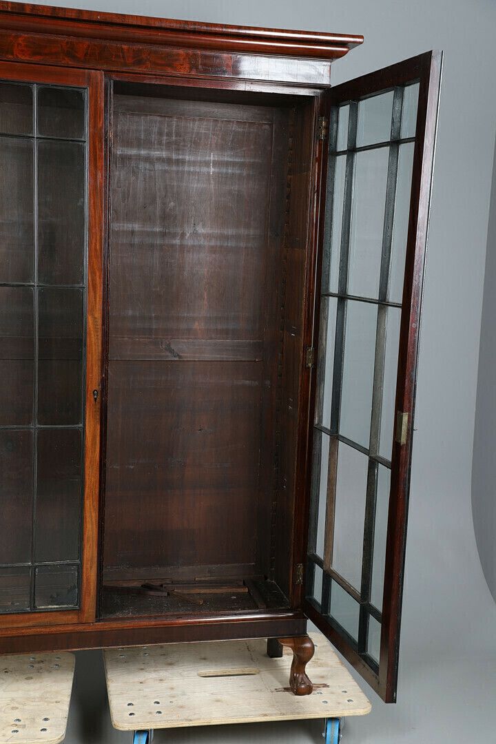 A George III Style Mahogany And Ebony Bookcase, 19th Century. photo buy