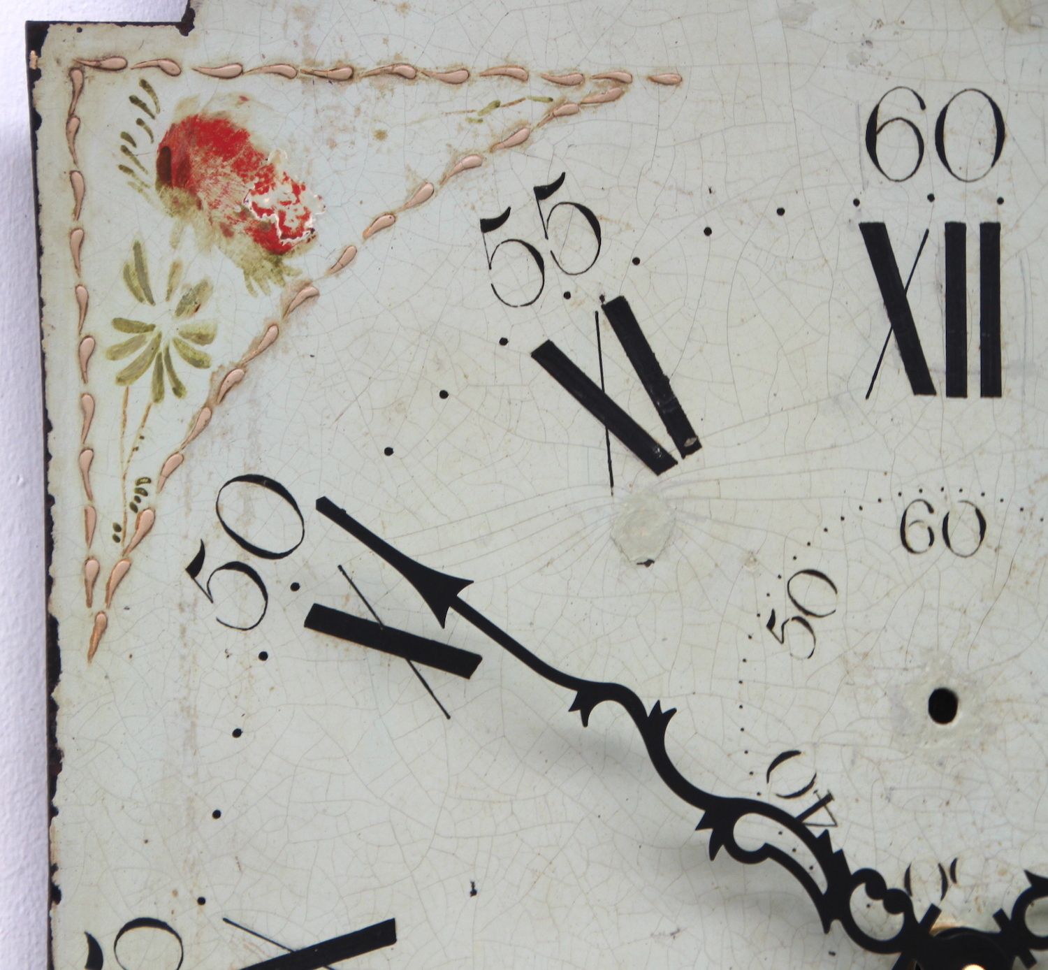 Original 18th Century Original Iron Grandfather/Longcase Clock Dial. Fully Guaranteed. photo vintage