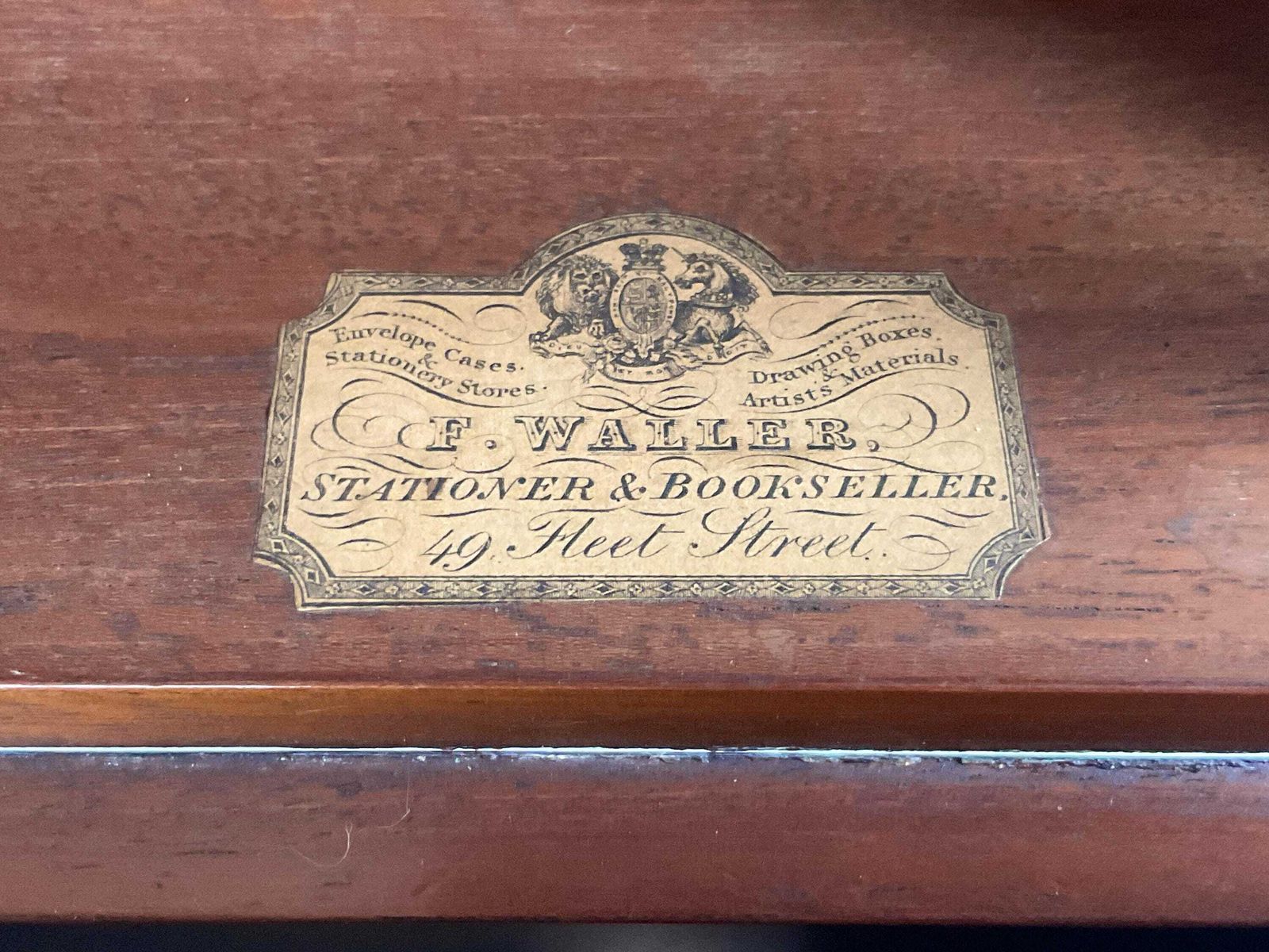 Stationery Cabinet, Victorian, With Fitted Interior, Secret Drawer And Accessories, C1850. photo 325.0