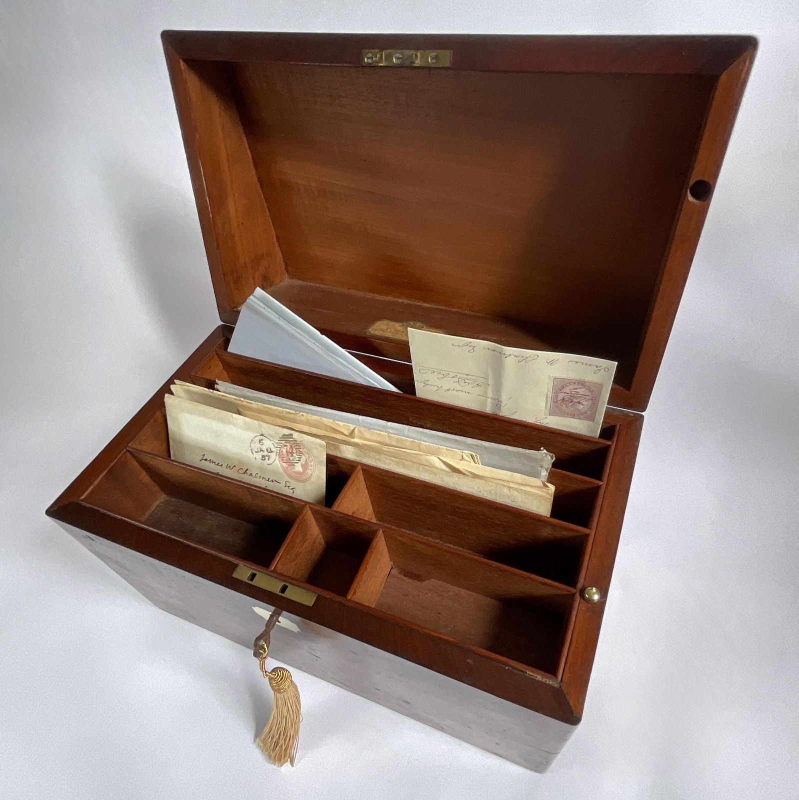 Stationery Cabinet, Victorian, With Fitted Interior, Secret Drawer And Accessories, C1850. photo buy