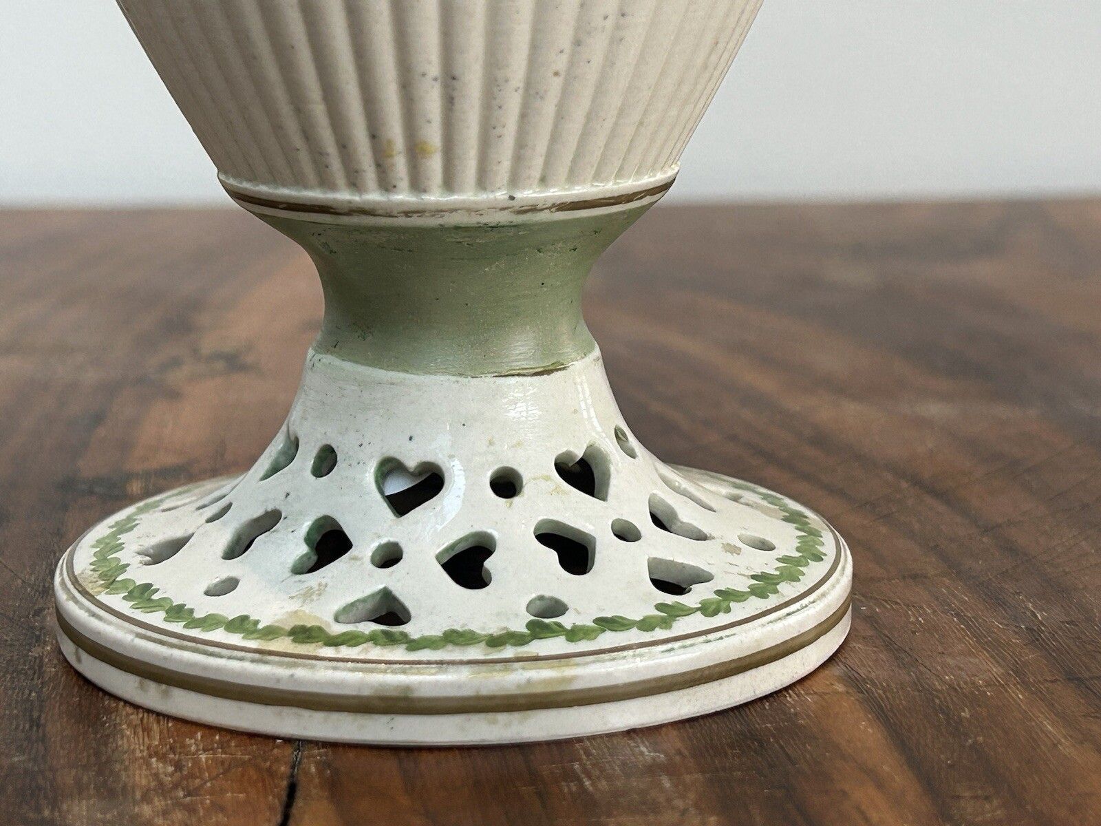 photo for sale Wedgwood Creamware Pedistal Julius Caesar Vase