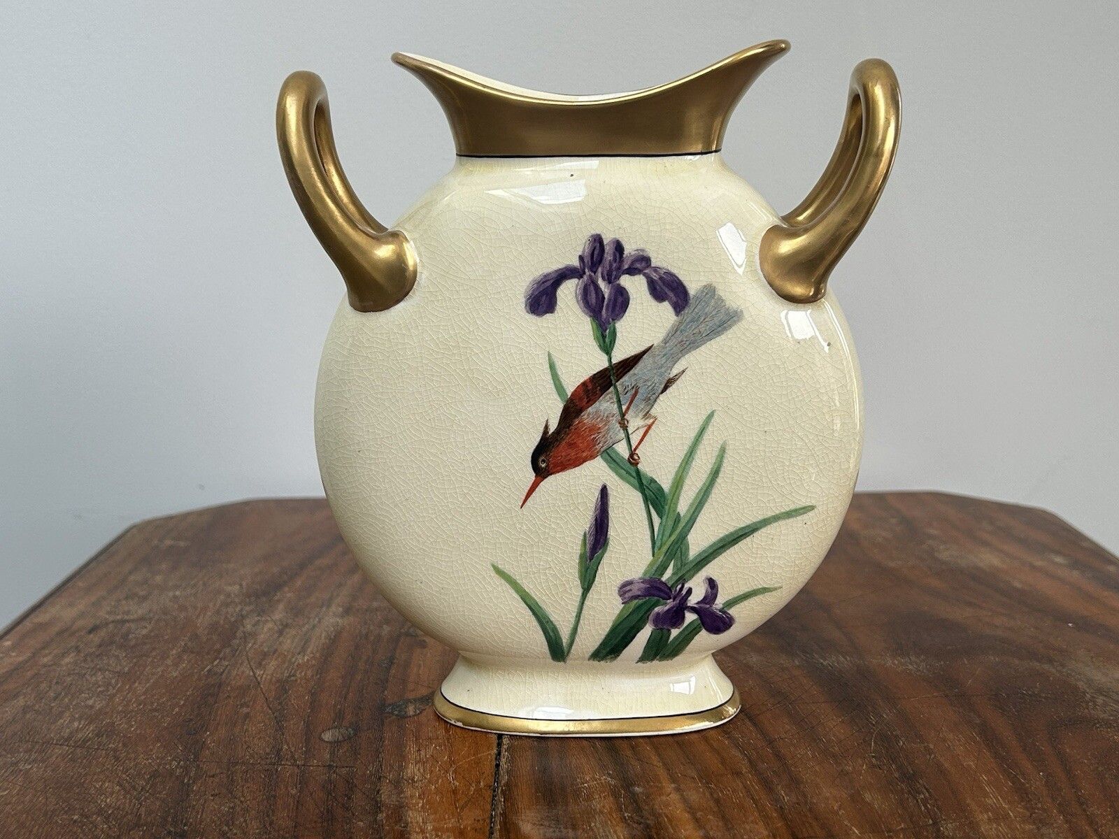Wedgwood Moonflask Style Twin Handle Vase Mid 19th Century Rare photo vinterior