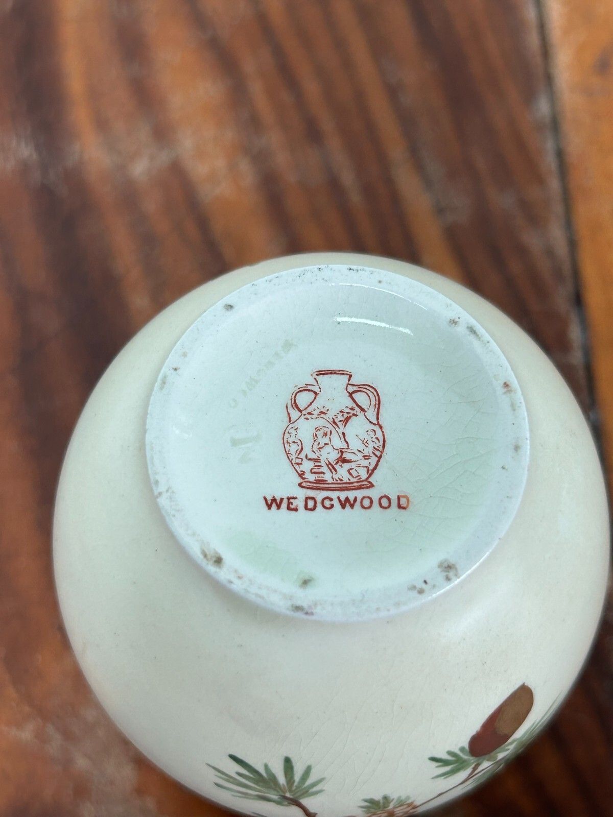 Wedgwood Ivory Ware Portland Vase Miniature photo vinterior