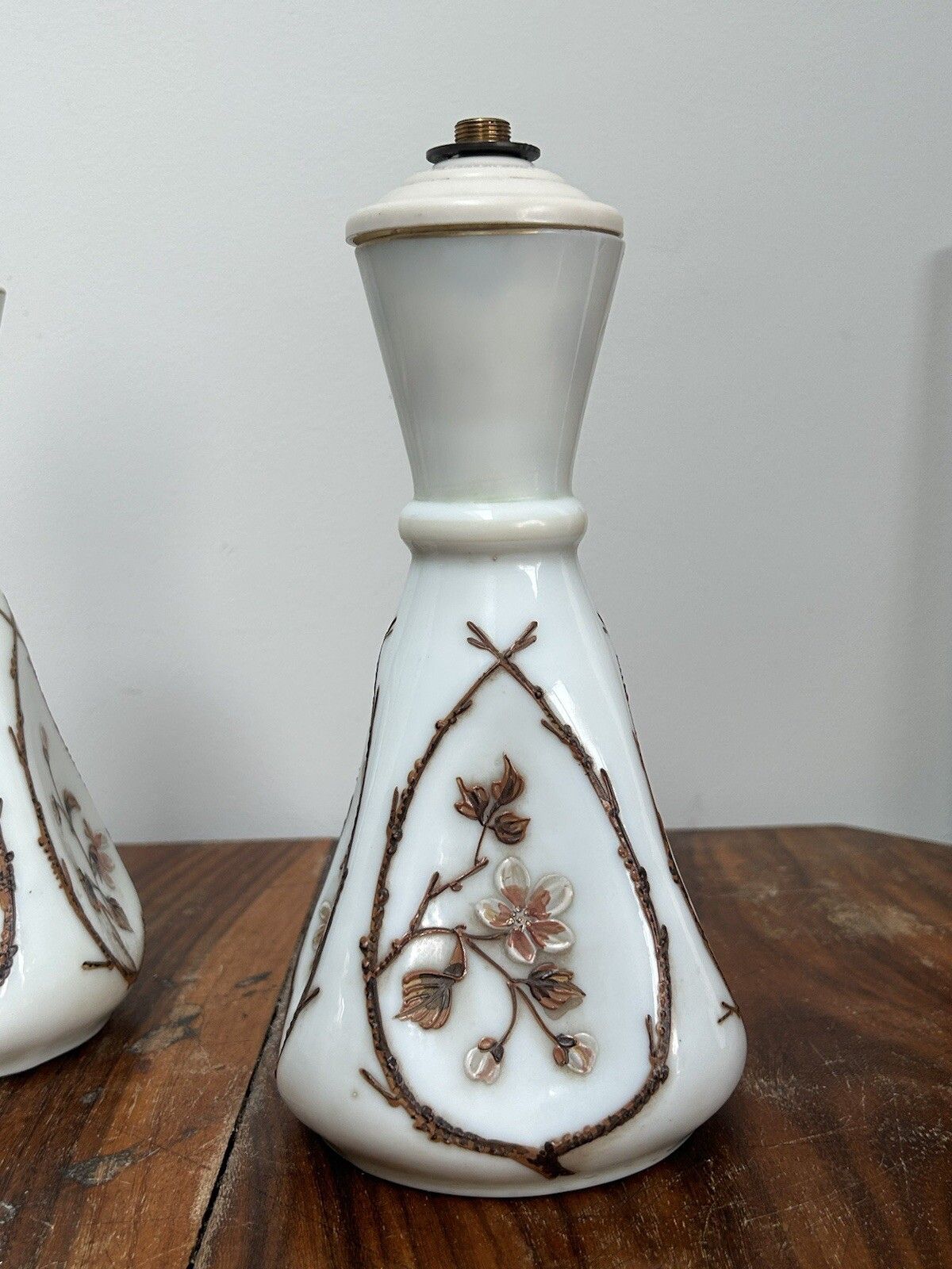 photo furniture C1890 Harrach Glass Vase Marked Glass Bohemian Glass