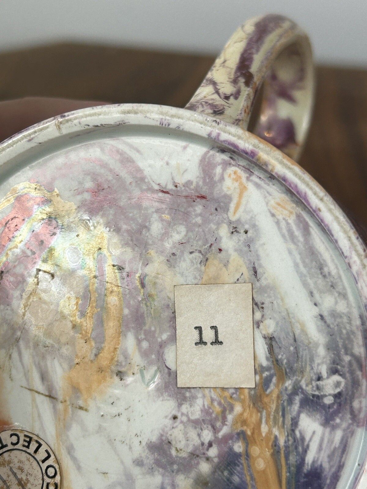 Wedgwood Moonlight Lustre Coffee Mug 1820’s Georgian Porcelain photo vinterior