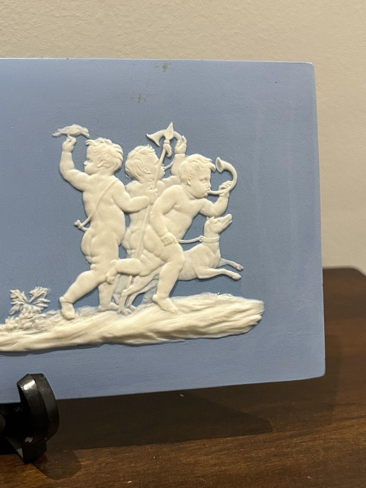 Wedgwood Plaque Jasperware Bacchanalian Triumph, Josiah Wedgwood 18th C photo 399.0
