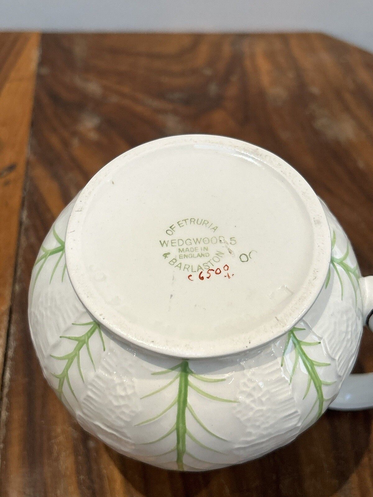 photo furniture Wedgwood Porcelain Cabbage Cauliflower Jug Trio Tea Set
