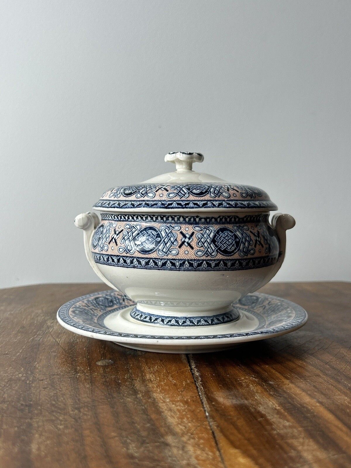 Wedgwood Lindisfarne Etruria England Tureen And Stand With Ladel Spoon photo Home Decor
