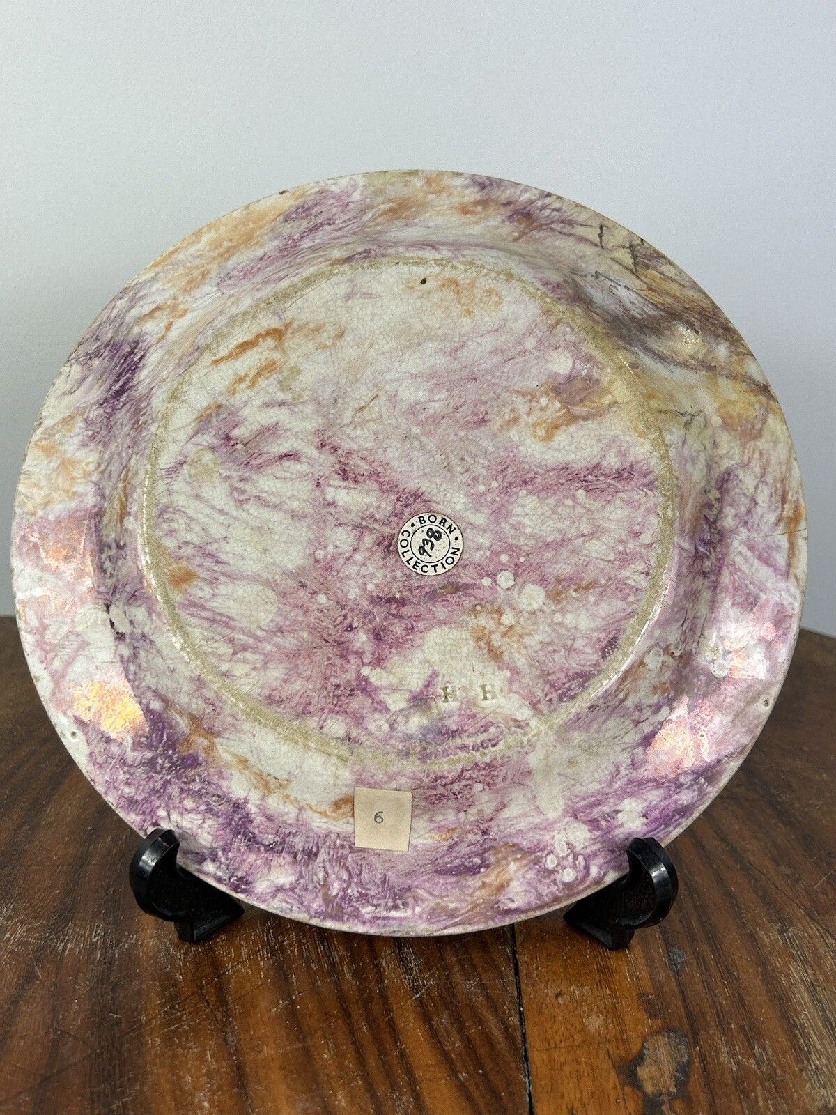 Wedgwood Moonlight Lustre Plate 1820’s Georgian Porcelain photo furniture