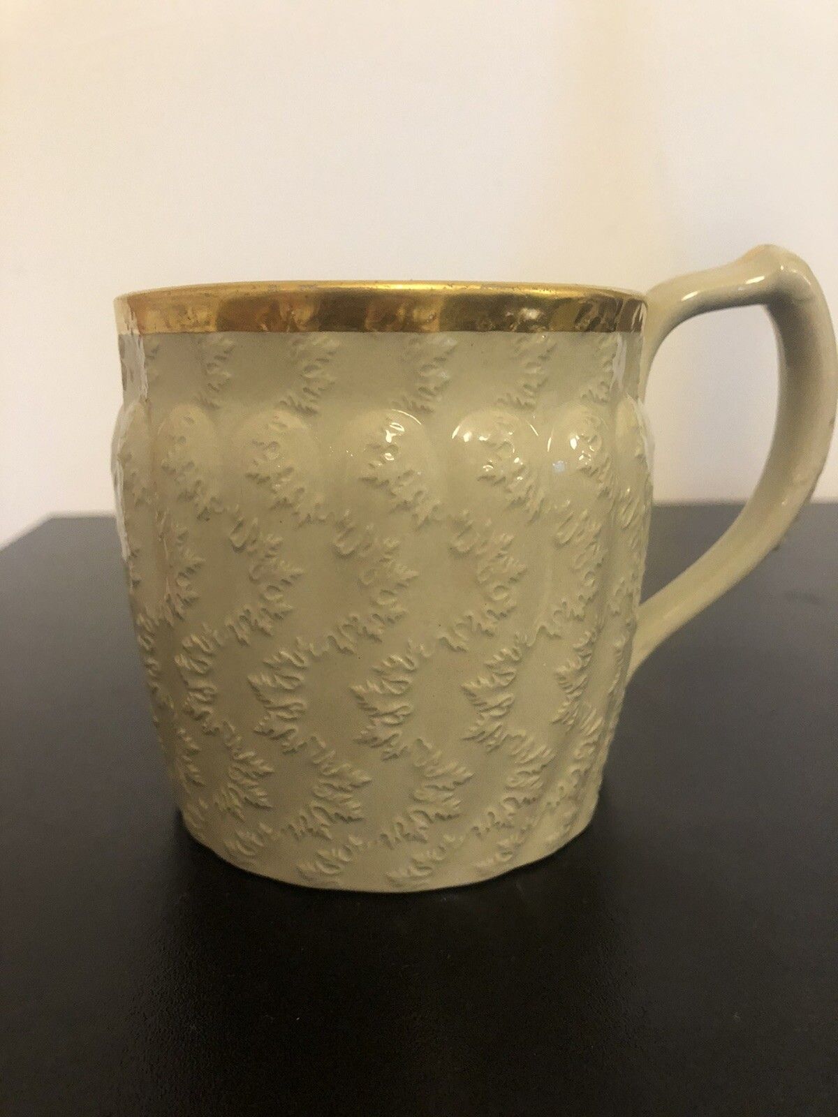 Wedgwood Drabware 1830’s Mug With Gilt Rim “S.R Payne Collection” photo furniture