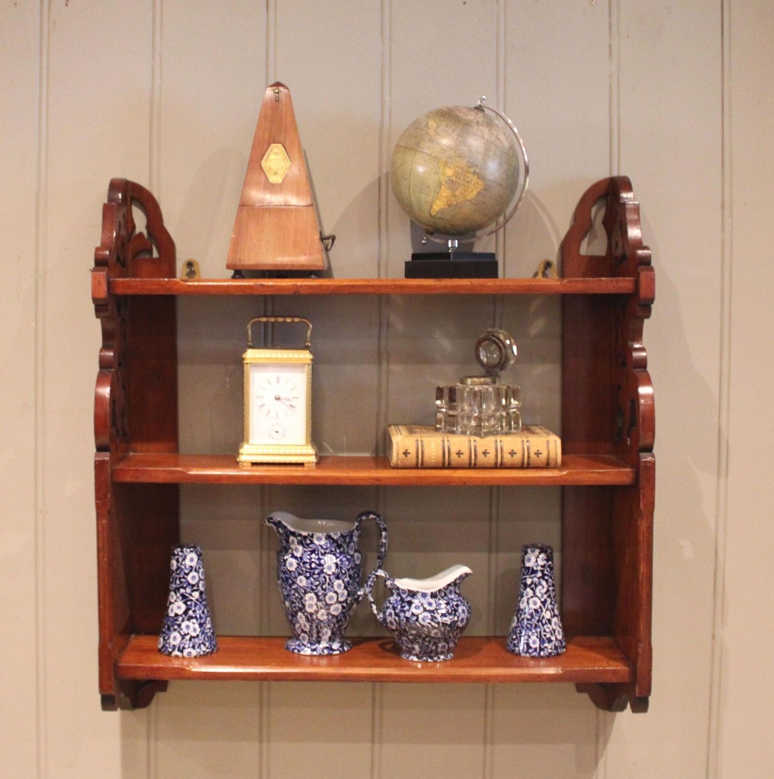 Pair Of Late 19th Century Walnut Wall Shelves photo buy