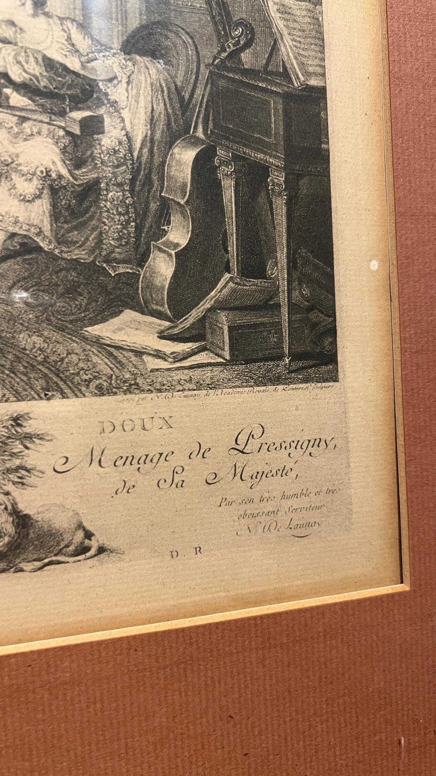 18th Century Engraving ‘La Billet Doux’ After Lavreince, Engraved By De Launay photo 169.0