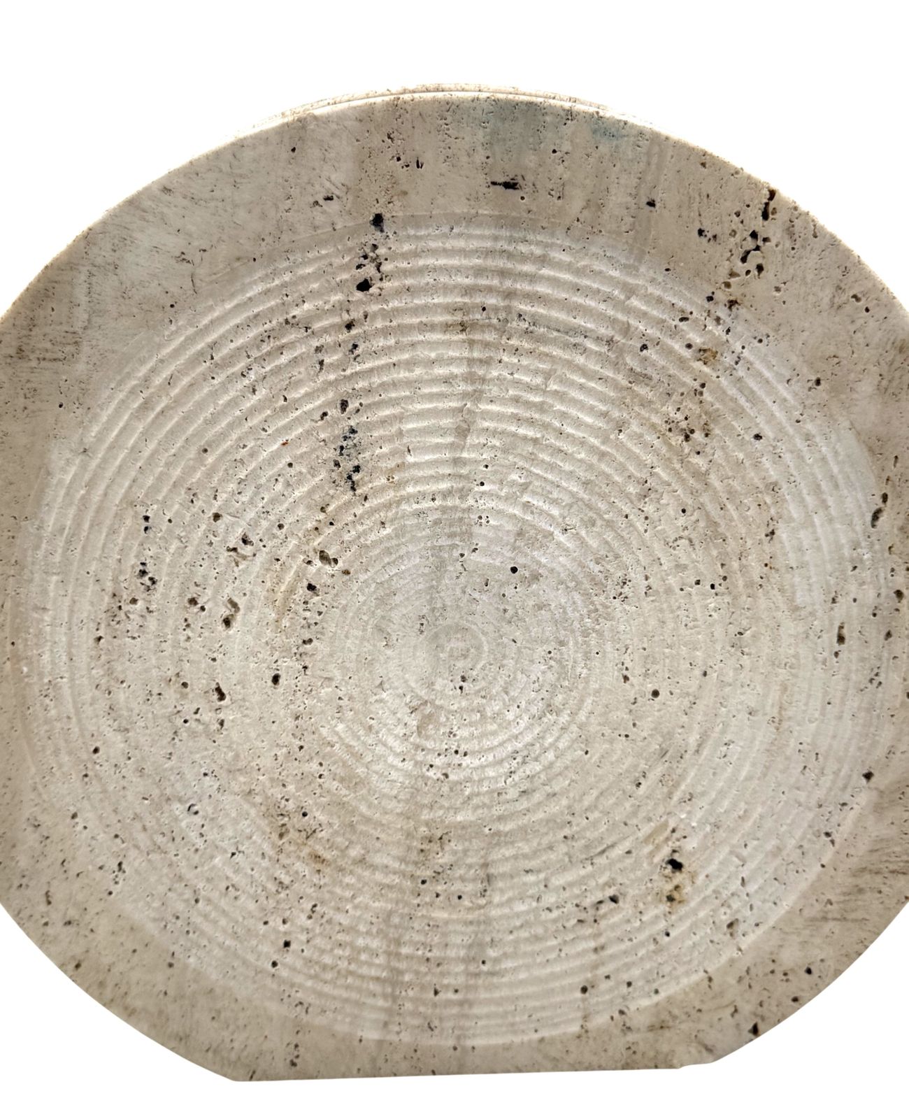 photo vinterior Mid Century Modern Travertine Solifleur Vase, Cerri Nestore, Italy, 1970s