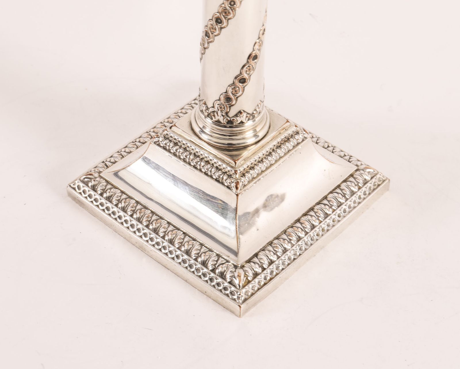 Antique Pair Old Sheffield Silver Plated Candlesticks  Circa 1775 18th C photo buy
