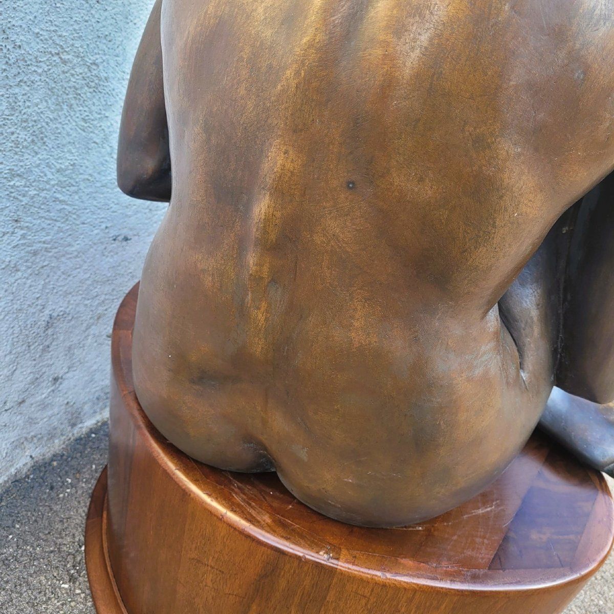 photo furniture M Ventura, Nude Of A Woman, Signed Bronze, Late 20th Century
