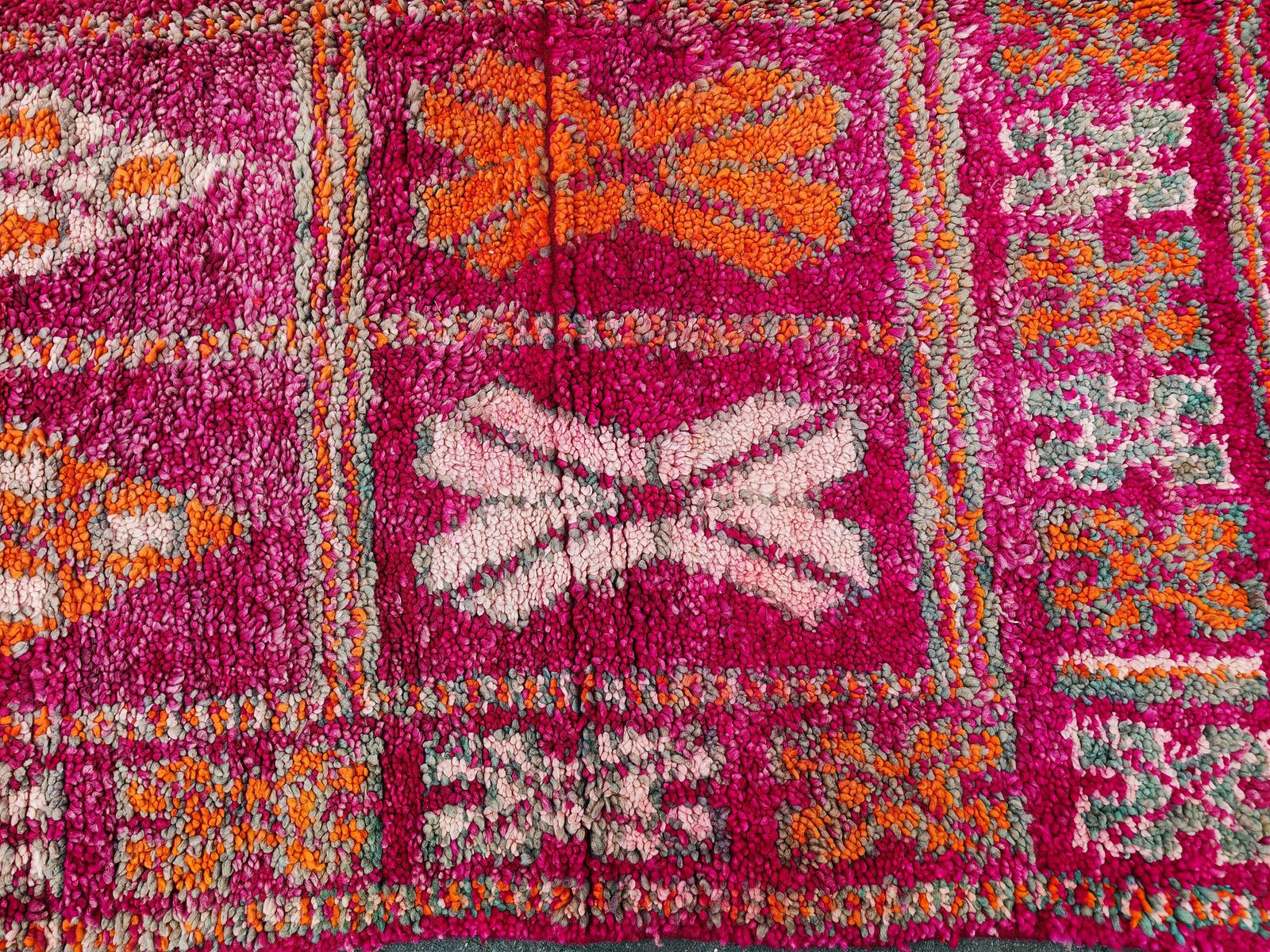 No Custom Fee   Free Shipping / Vintage Moroccan Rug, 1920s, Wool, 175x147 Cm photo furniture