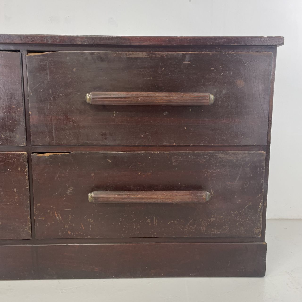 Furniture Victorian 4 Drawer Haberdashery Drapers Chest Of Drawers photo