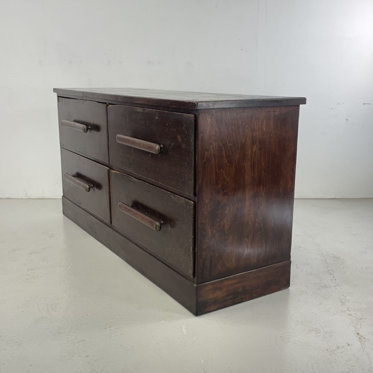 1988.0 Victorian 4 Drawer Haberdashery Drapers Chest Of Drawers photo