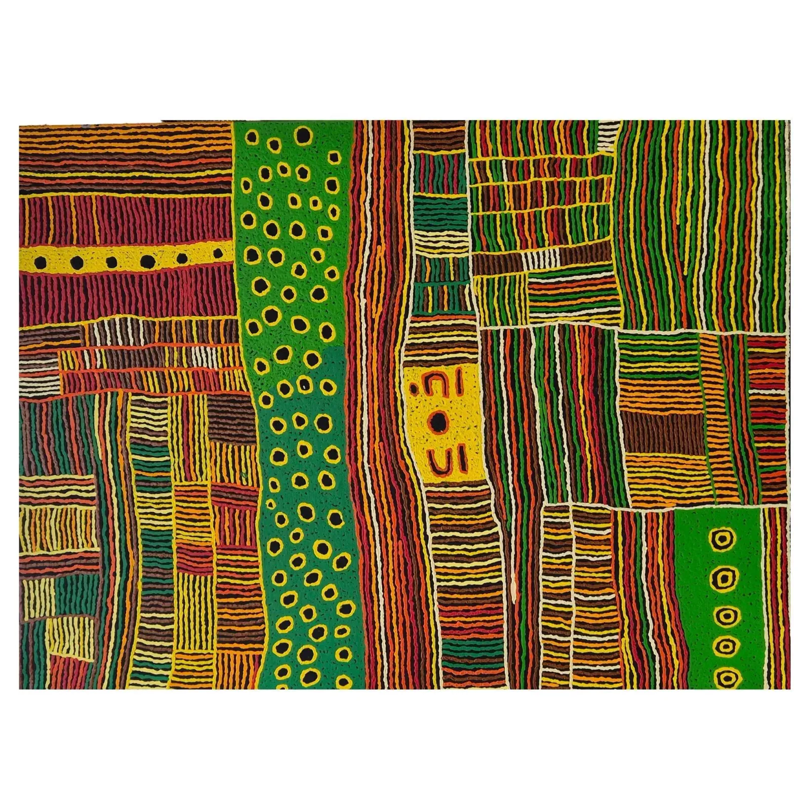 Maringka Baker, Minma Jukurrpa, Acrylic On Canvas, 2013 photo vintage