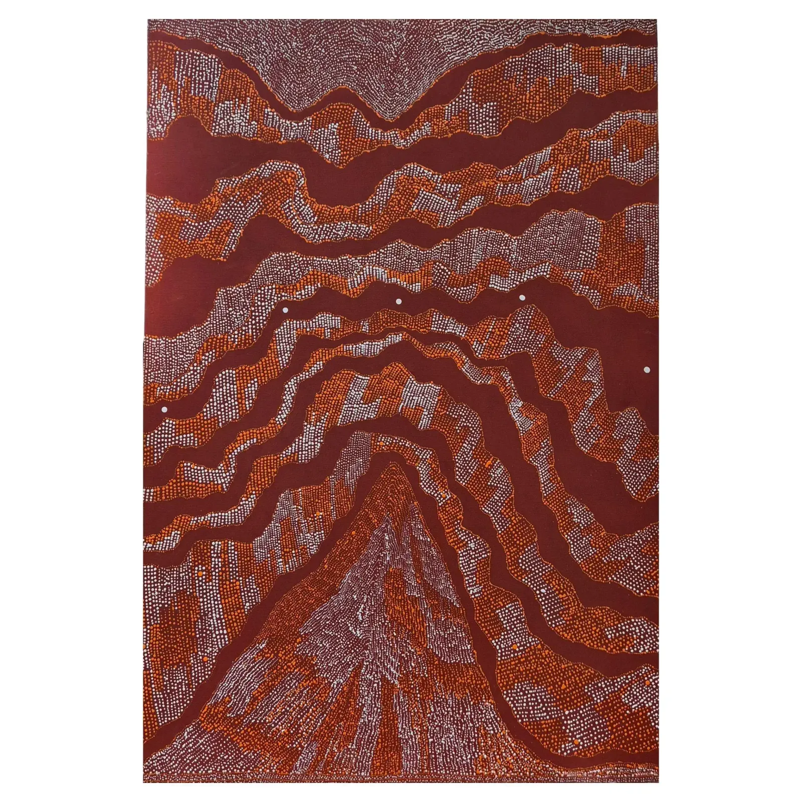 Julie Nangala Robertson, Ngapa Jukurrpa, Acrylic On Canvas, 2015 photo vinterior