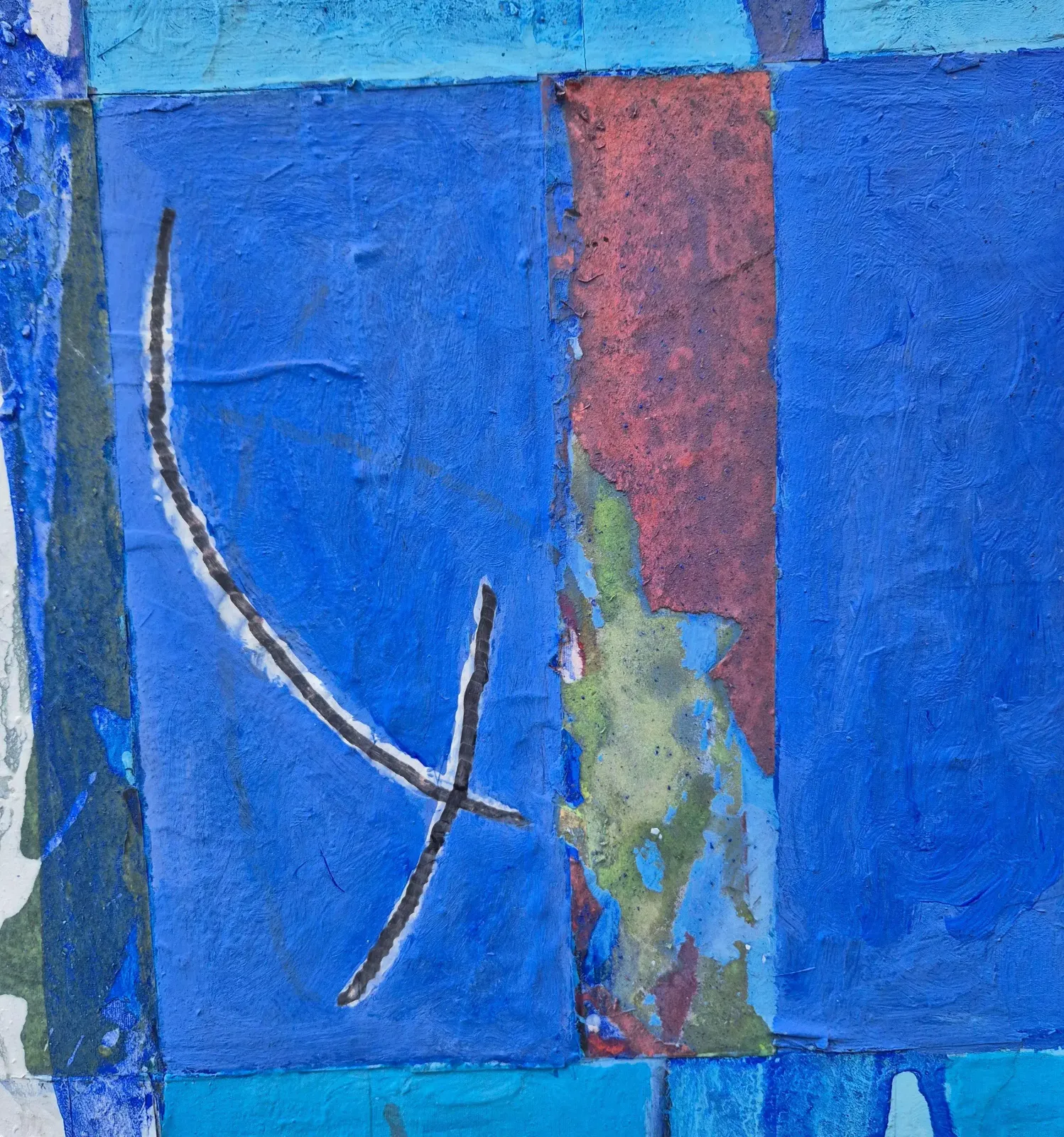 Jacques Lavigne, Untitled, Torn Paper And Acrylic On Canvas, 2018 photo buy