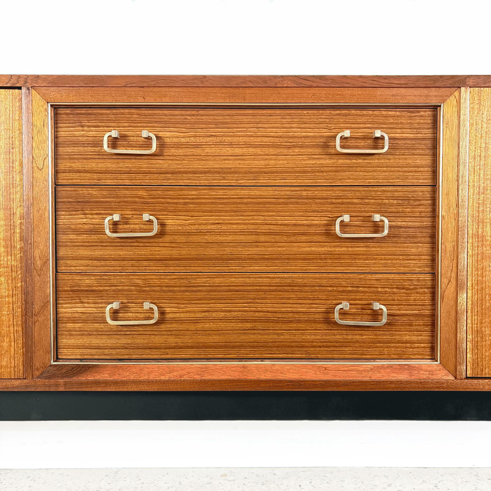 Mid 20th Century Vintage 'Librenza' Sideboard By G Plan In Tola And Black With Christian Lacroix Internal Design And Lighting photo vintage