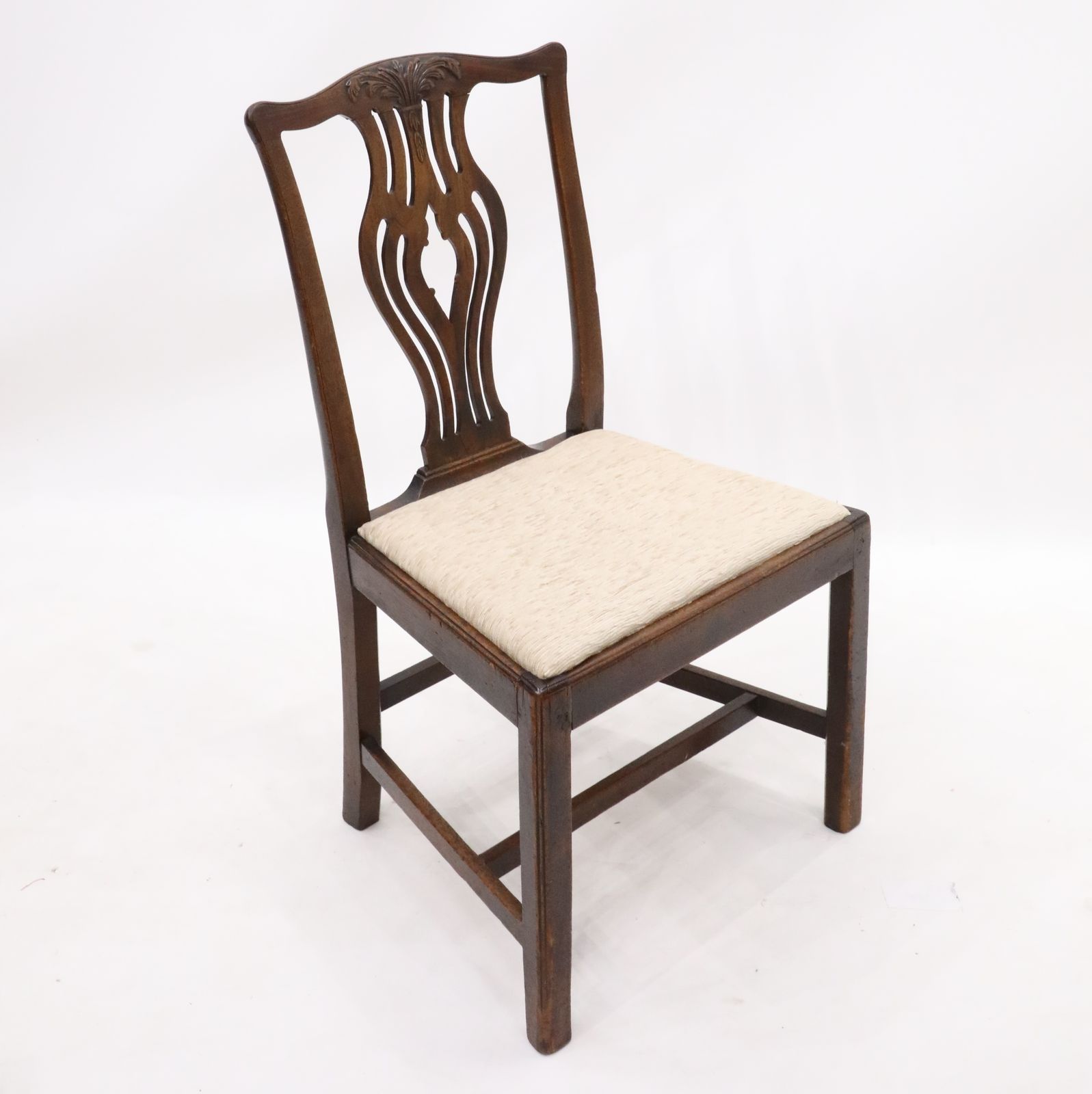 267.0 2 Oak Georgian Dining Hall Bedroom Chairs Drop In Seat Free Uk Delivery photo