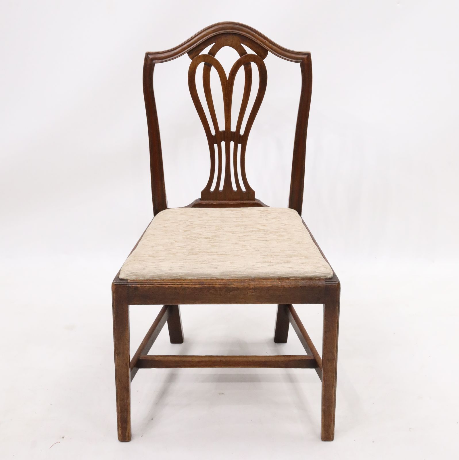 photo buy 2 Oak Georgian Dining Hall Bedroom Chairs Drop In Seat Free Uk Delivery